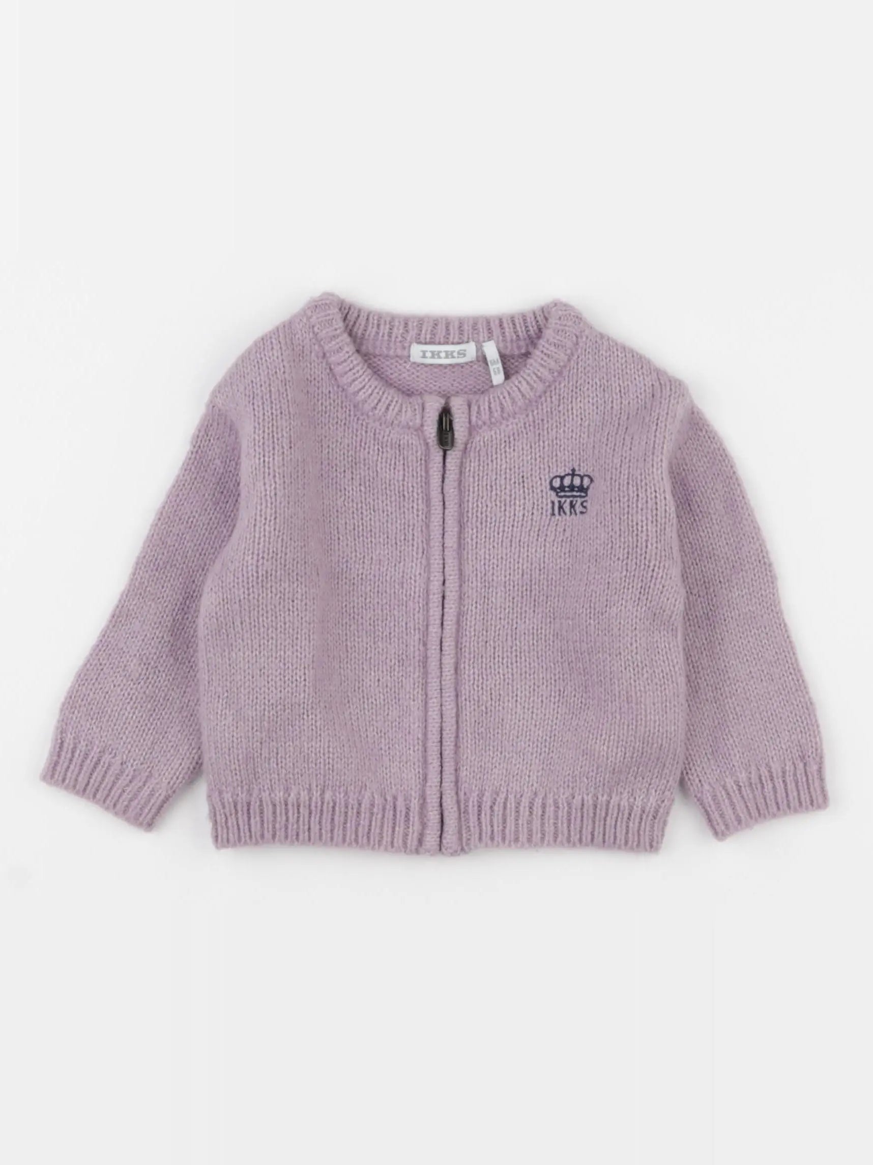IKKS - gilet violet - 6 mois