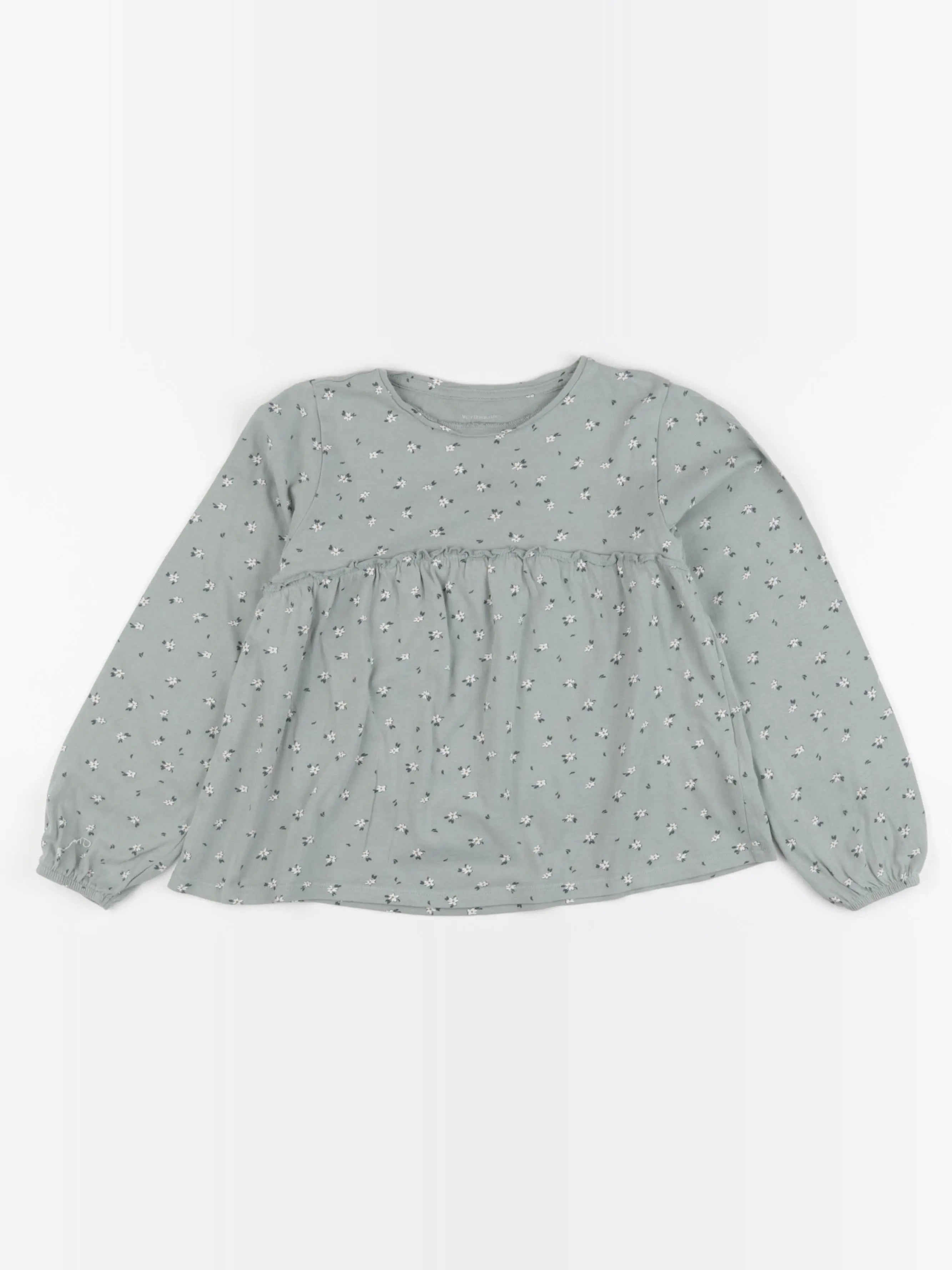 Vertbaudet - tee-shirt vert - 8 ans