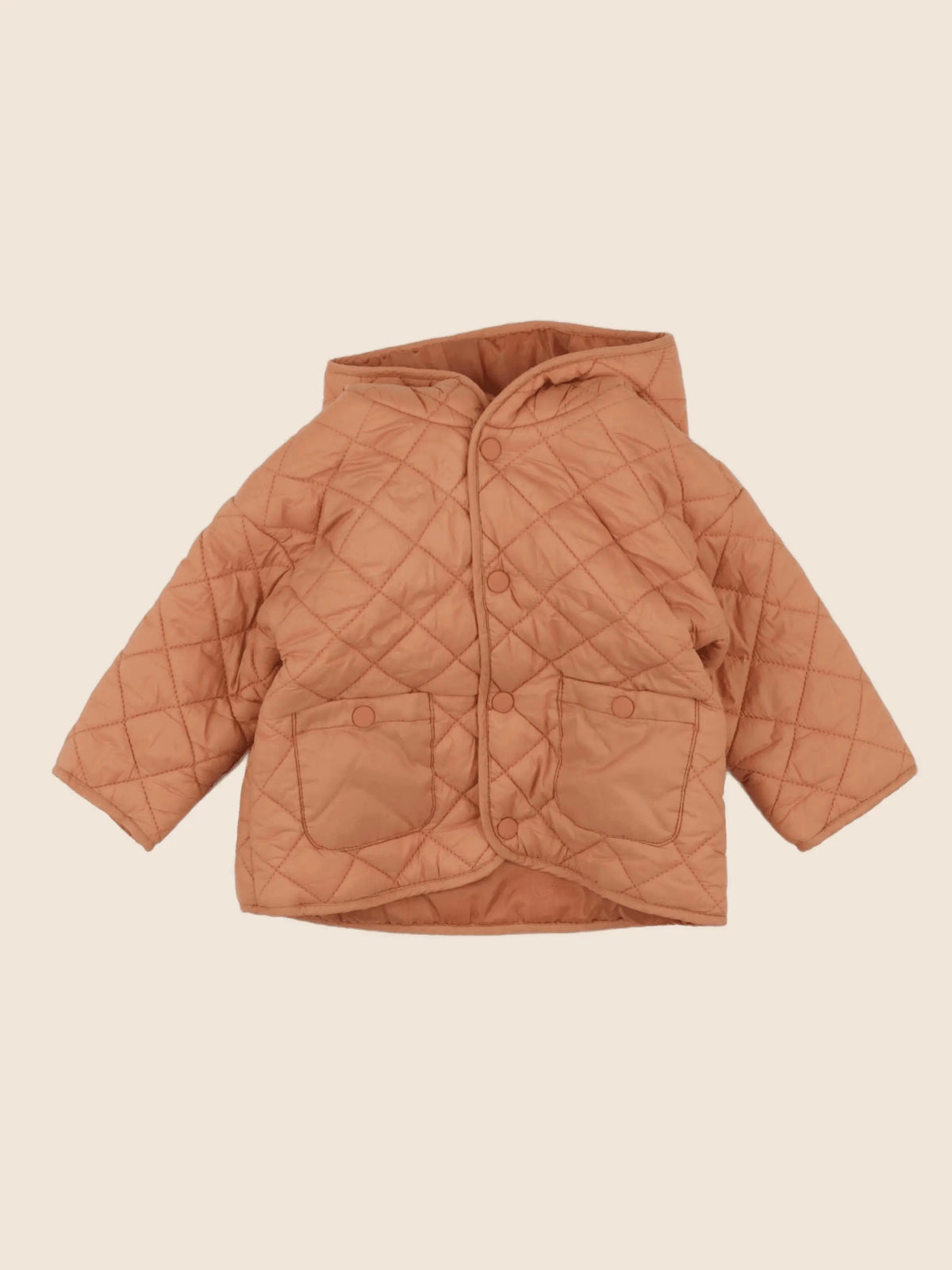 Vertbaudet - doudoune orange - 9 mois