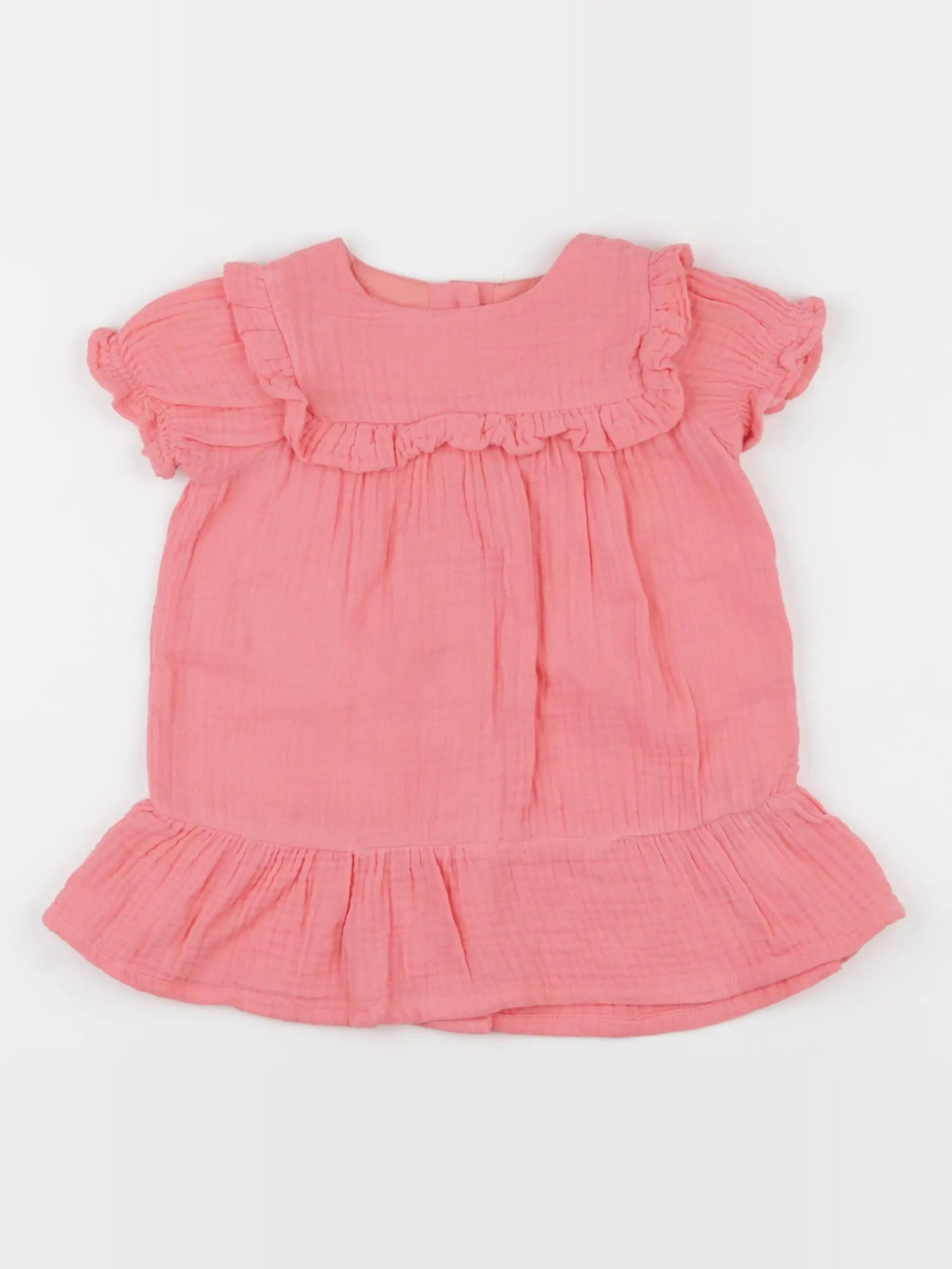 Vertbaudet - robe rose - 18 mois