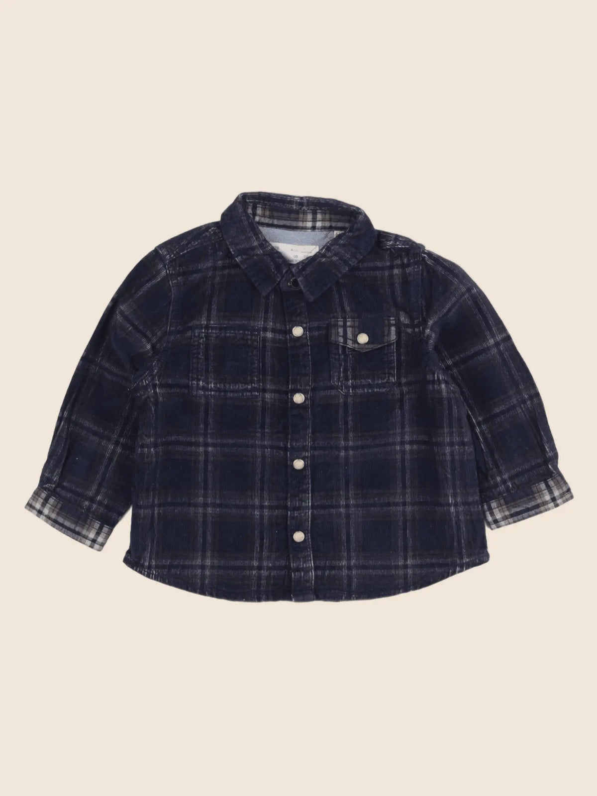 Zara - chemise bleu - 6/9 mois