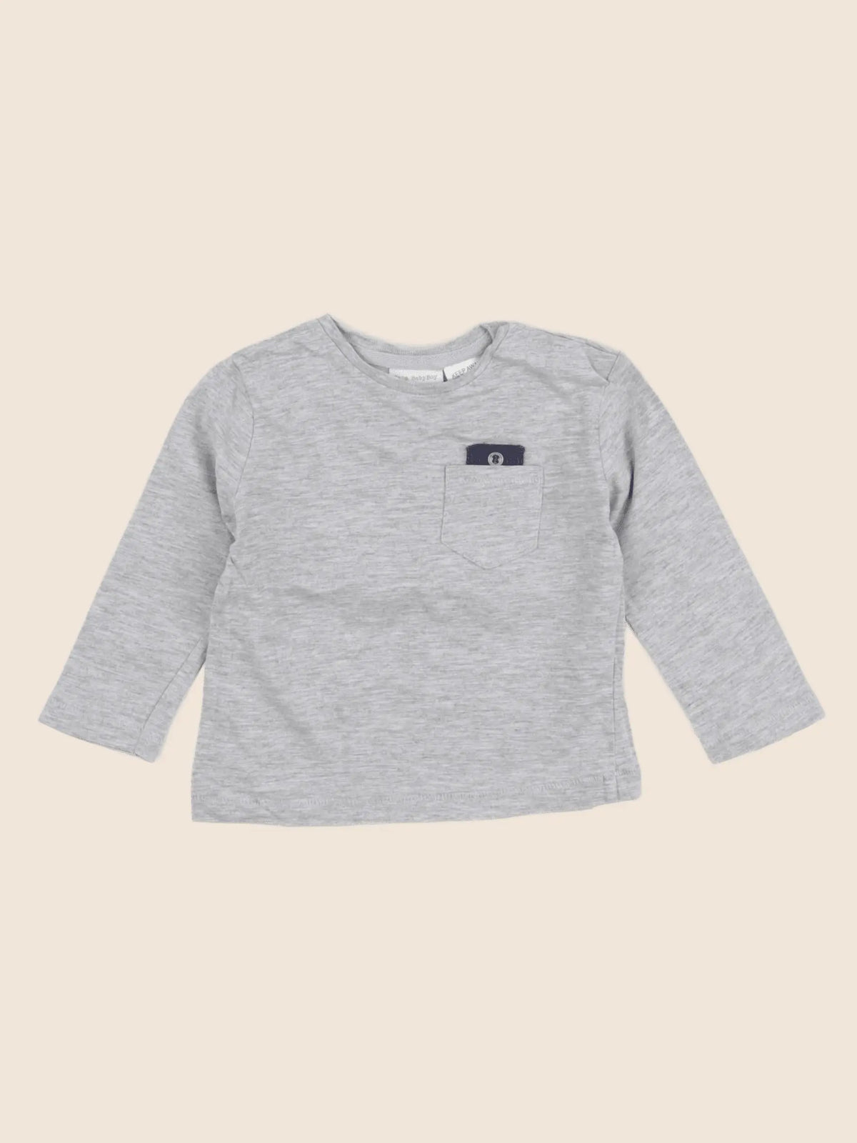 Zara - tee-shirt gris - 3/6 mois