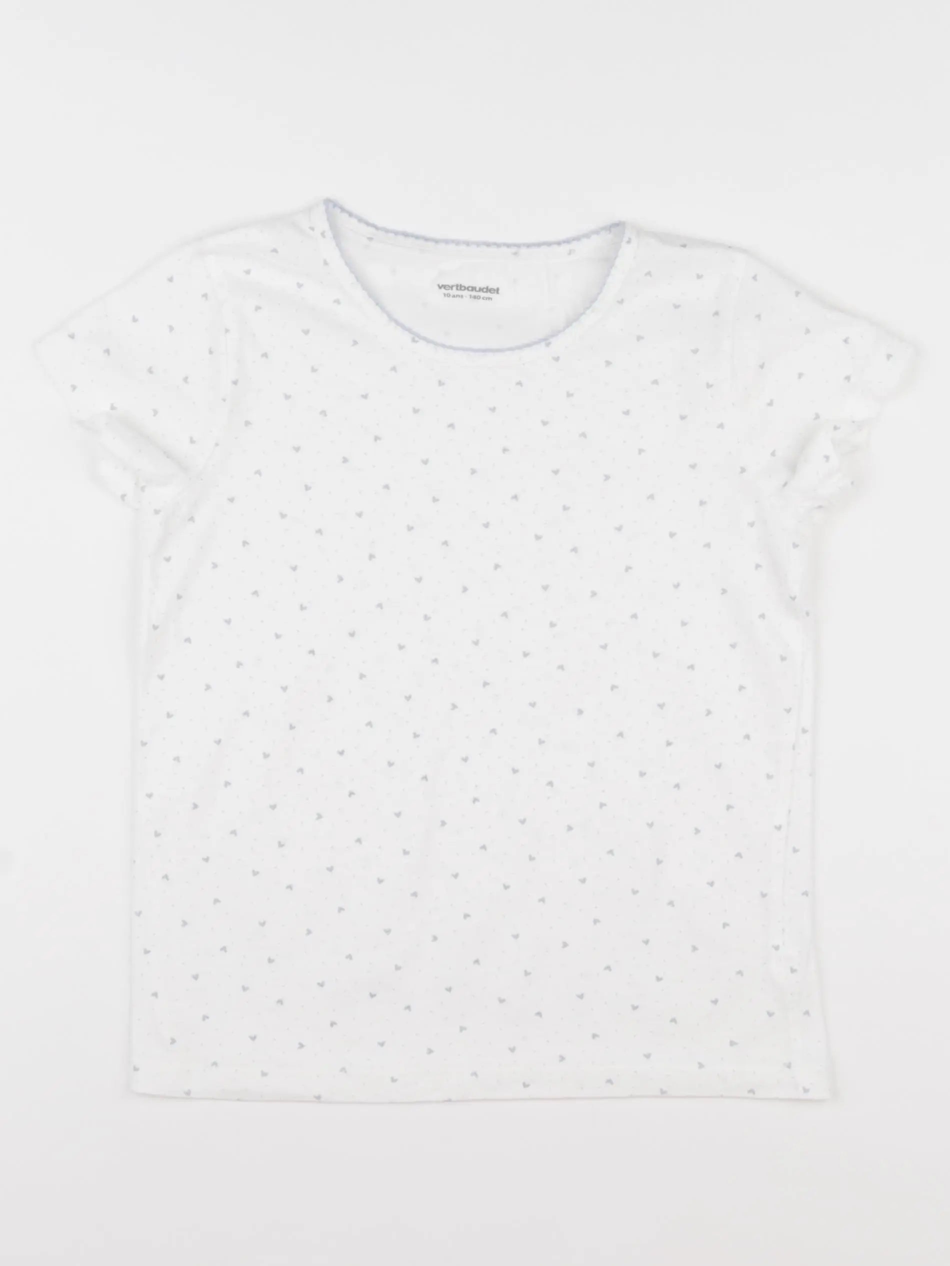 Vertbaudet - maillot de corps blanc - 10 ans