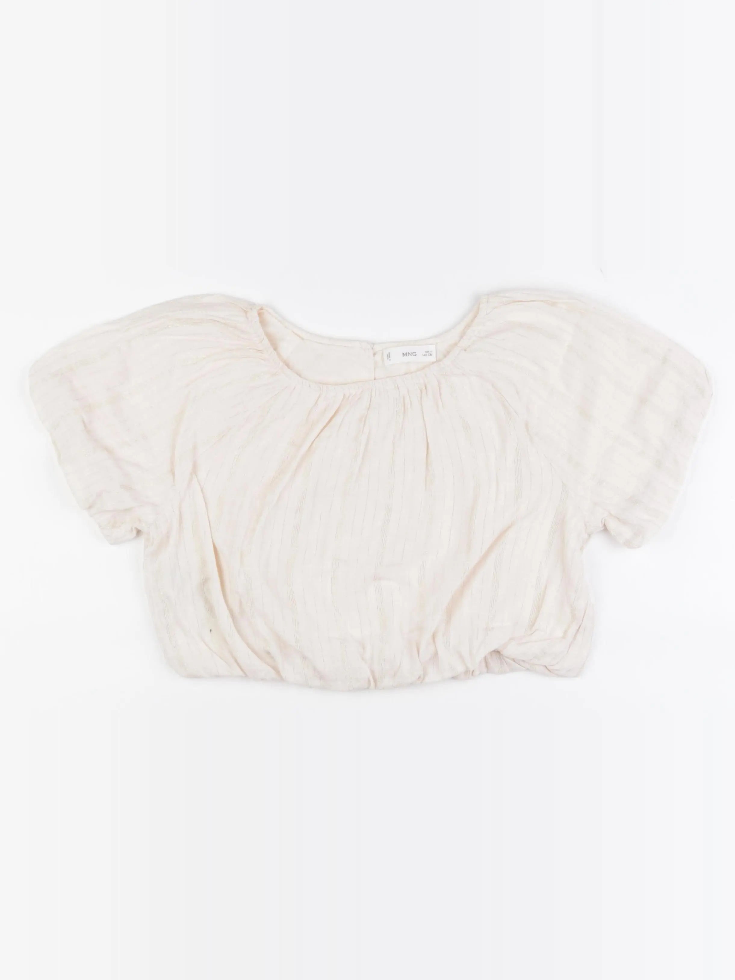 Mango - blouse beige, or - 10 ans