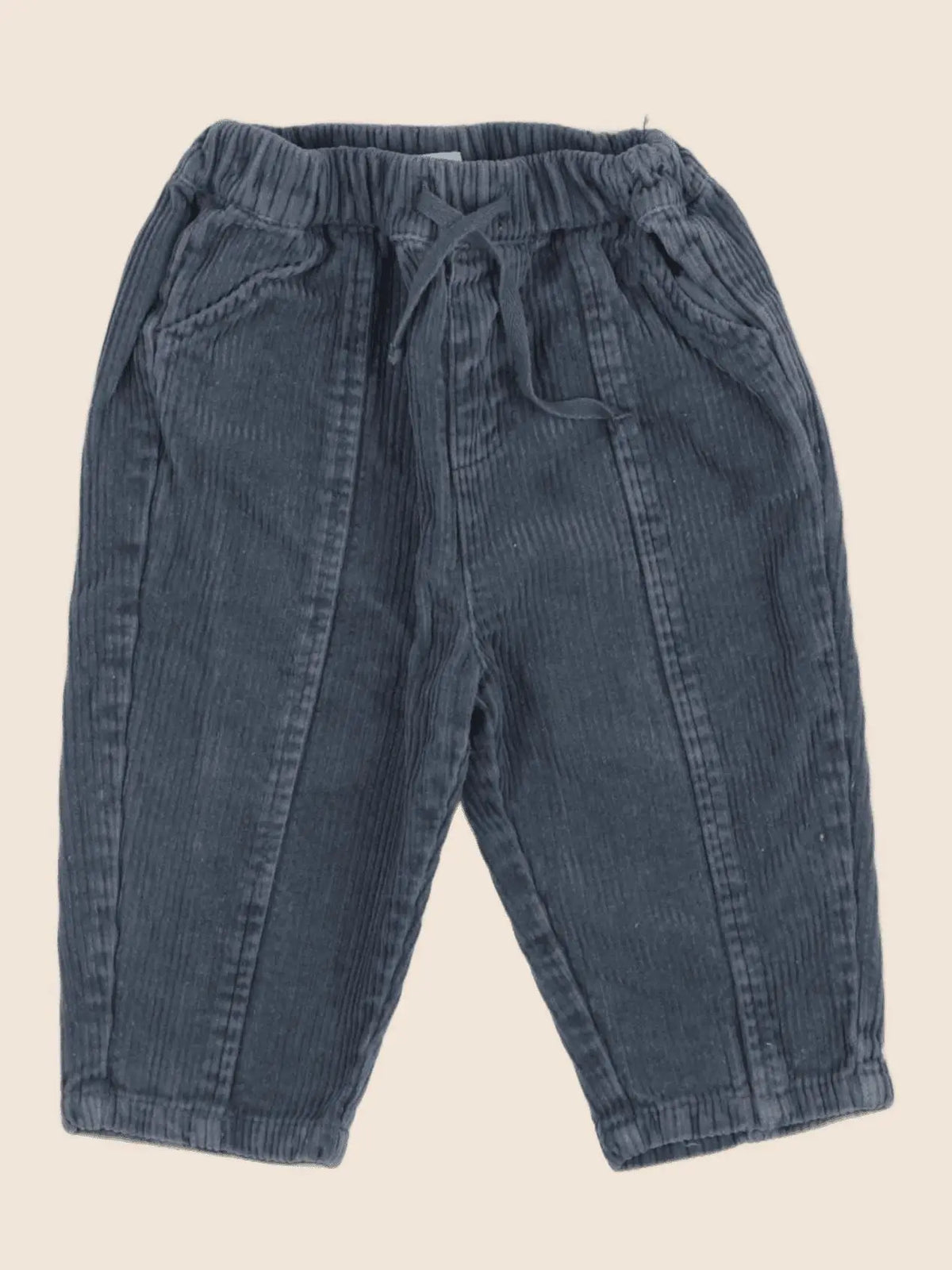Vertbaudet - pantalon bleu - 9 mois