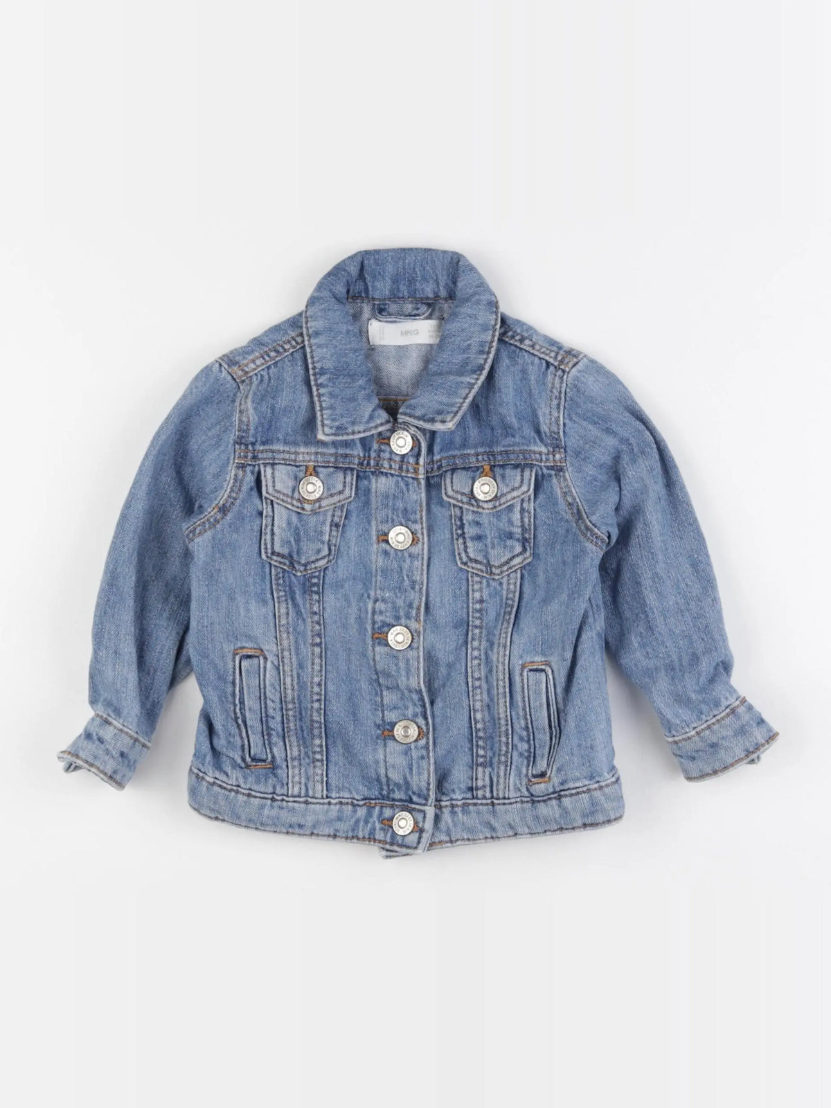Mango - veste bleu - 12/18 mois
