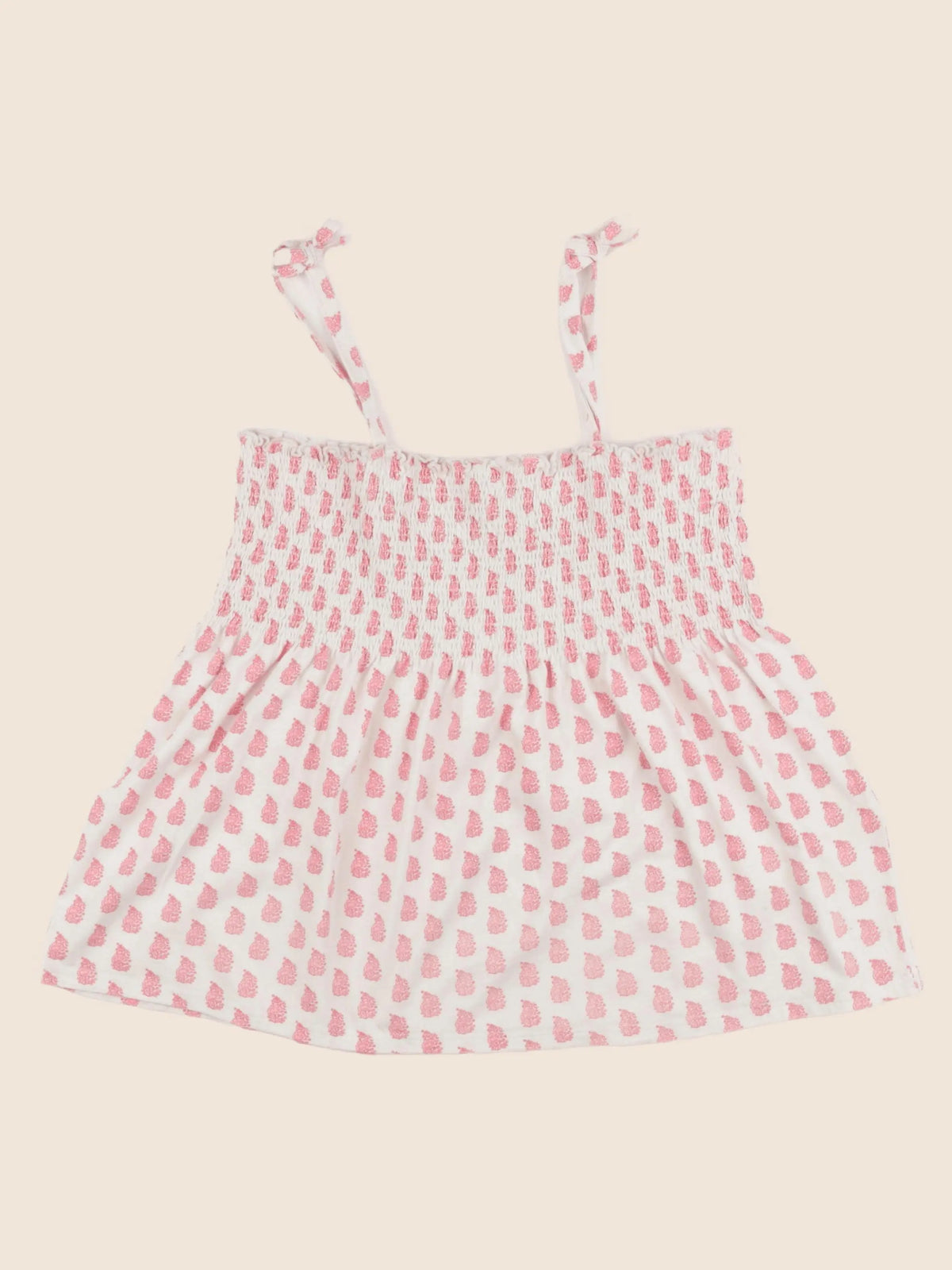 Vertbaudet - débardeur beige, rose - 14 ans