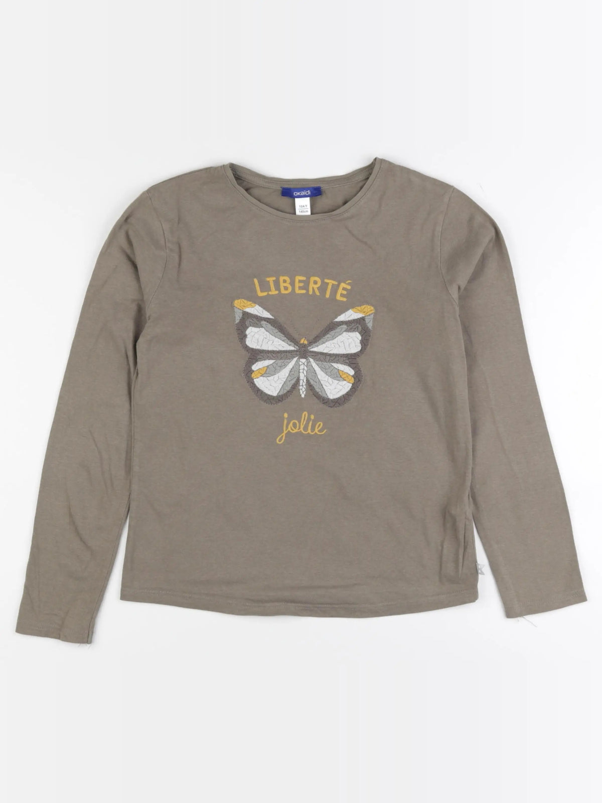 Okaidi - tee-shirt vert - 10 ans