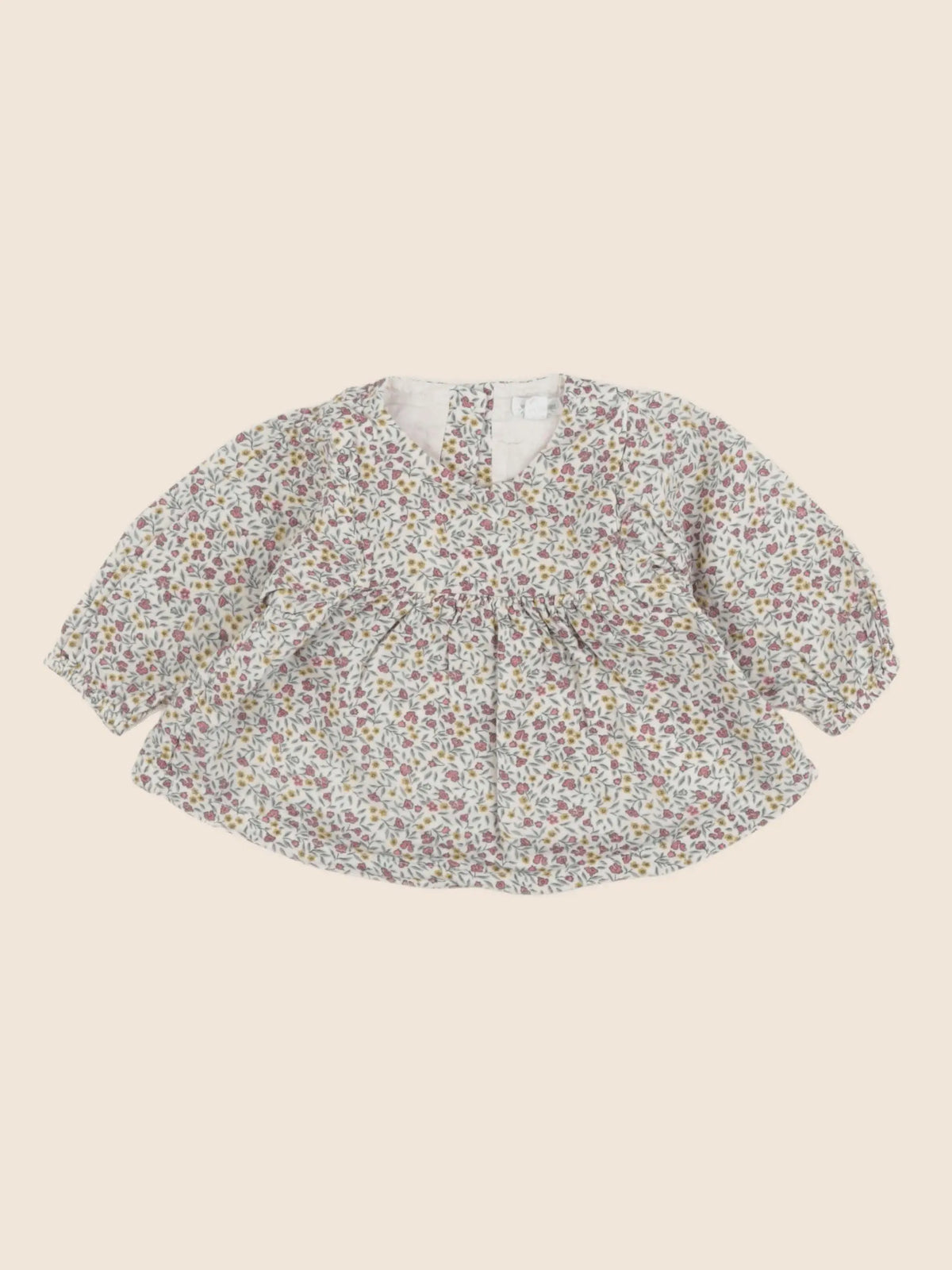 Vertbaudet - blouse beige - 6 mois
