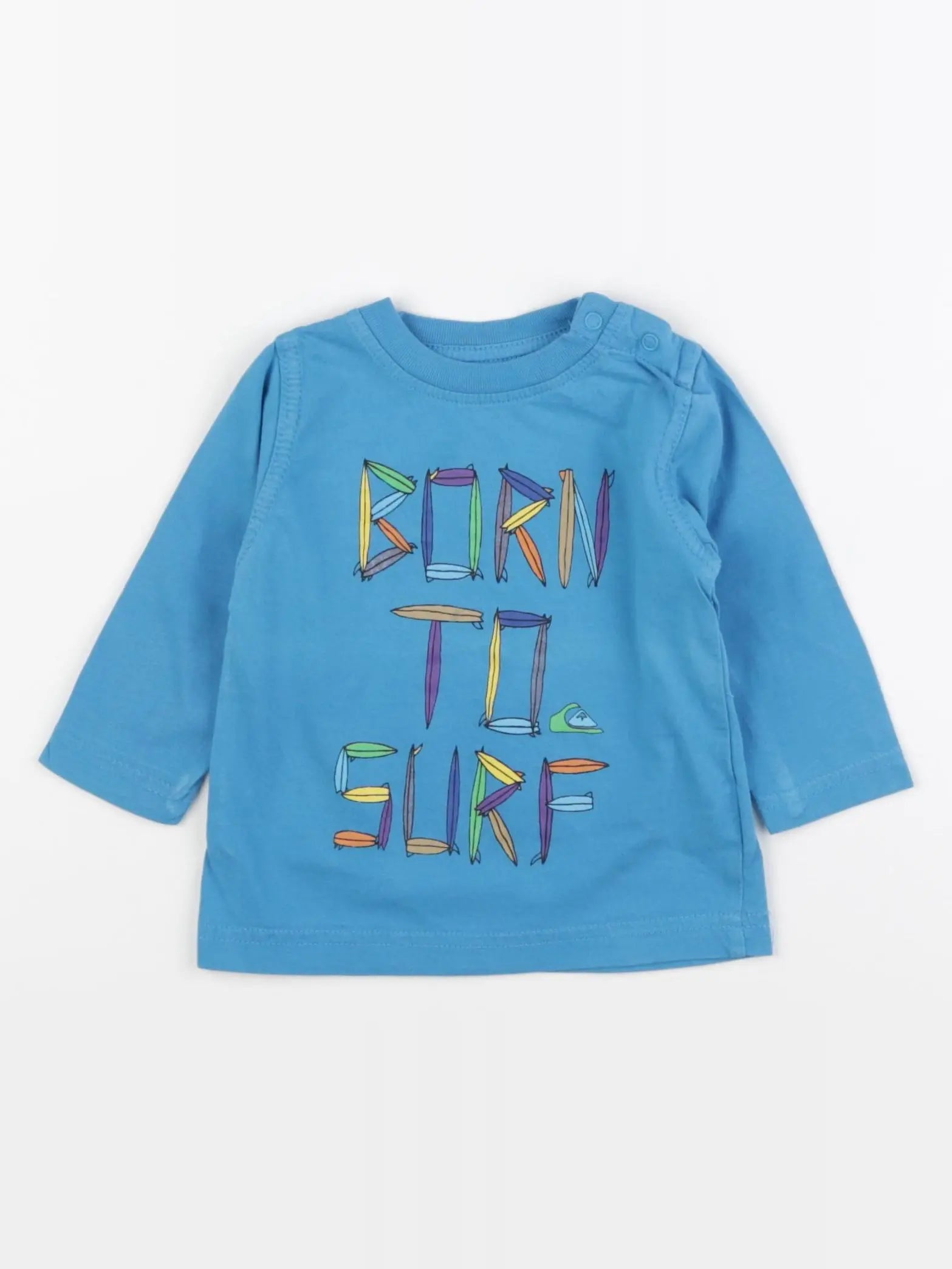 Quiksilver - tee-shirt bleu - 9 mois