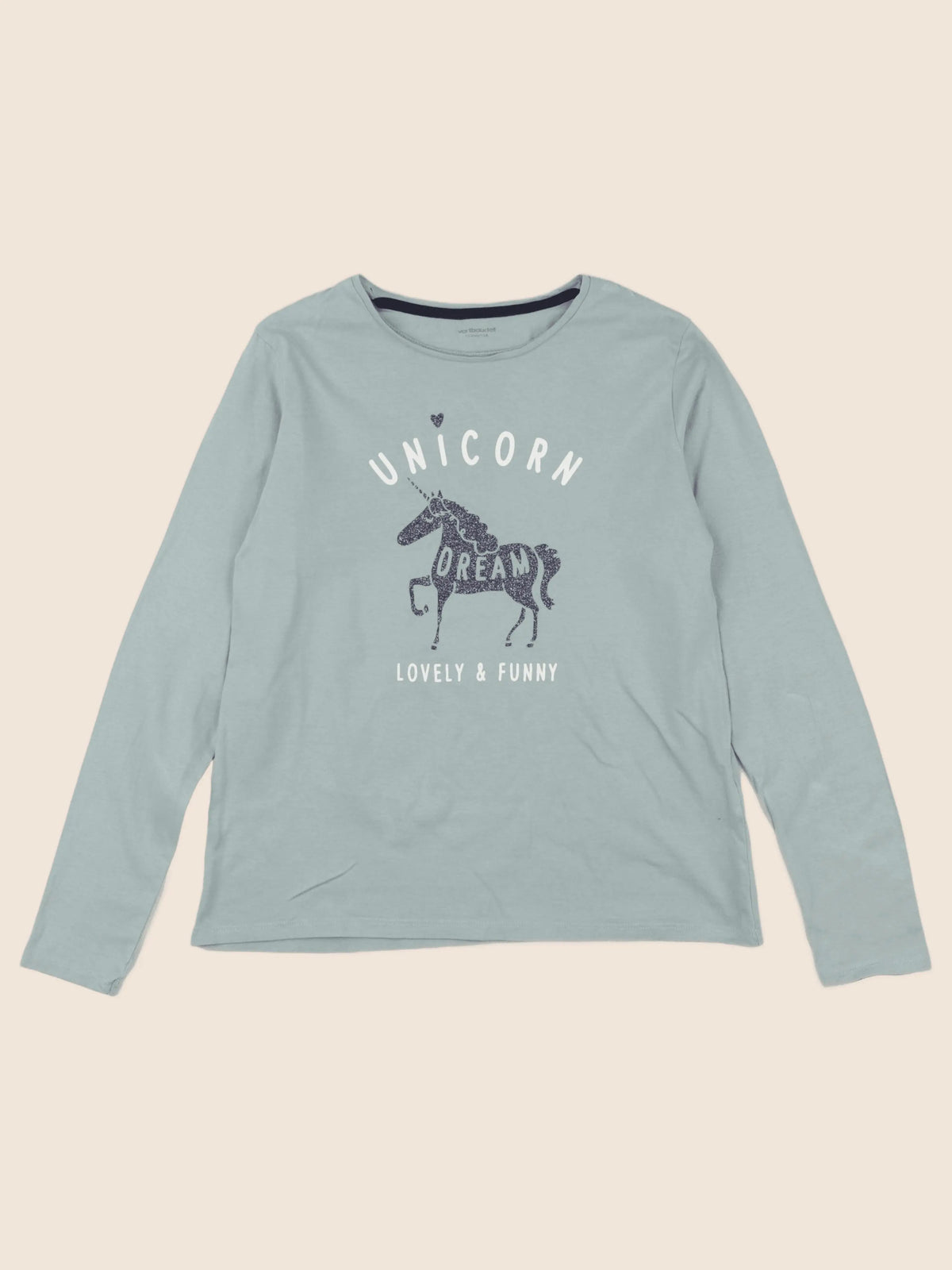 Vertbaudet - tee-shirt bleu - 12 ans
