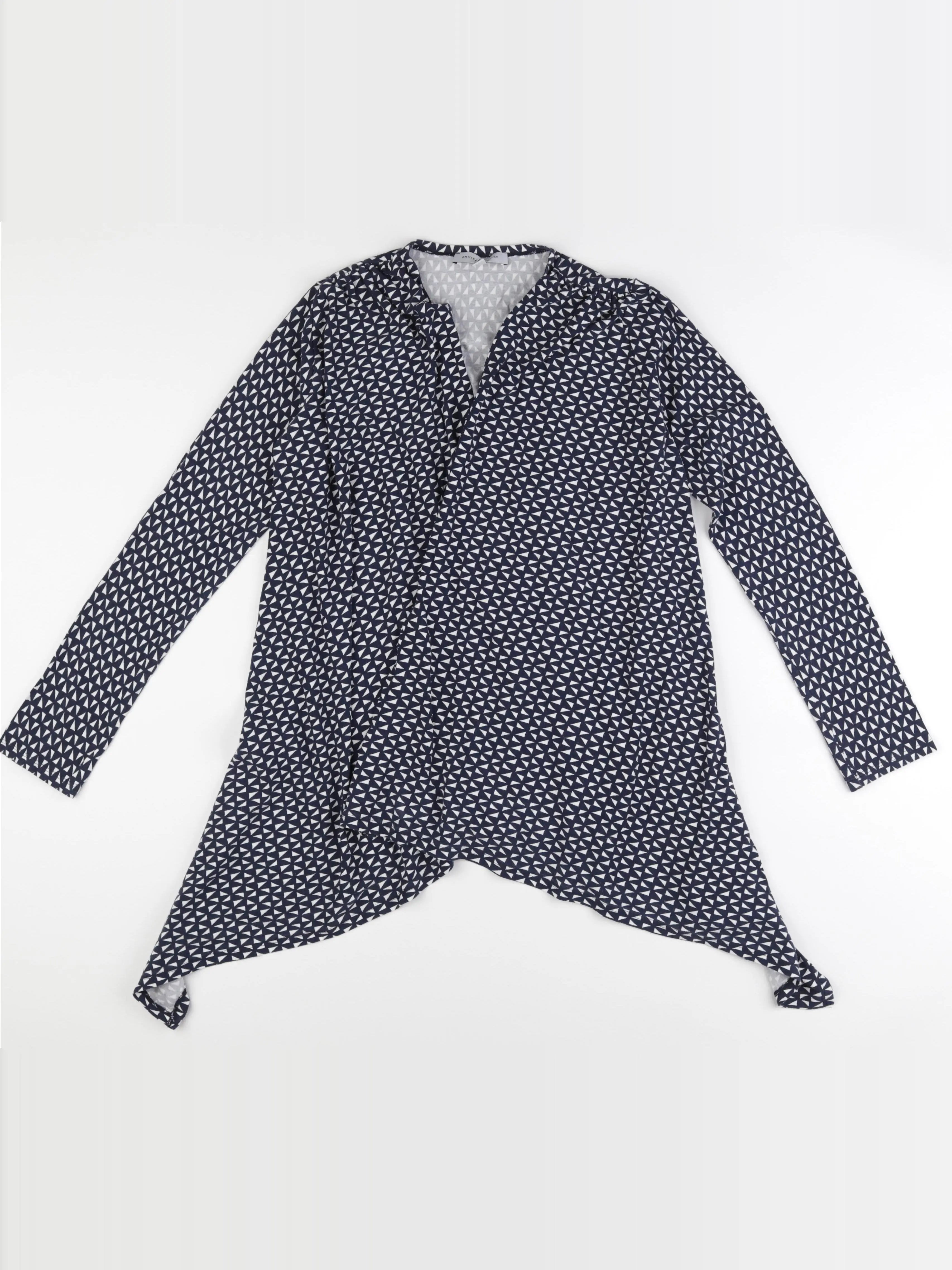 Envie de fraise - gilet grossesse bleu - 36 à 38