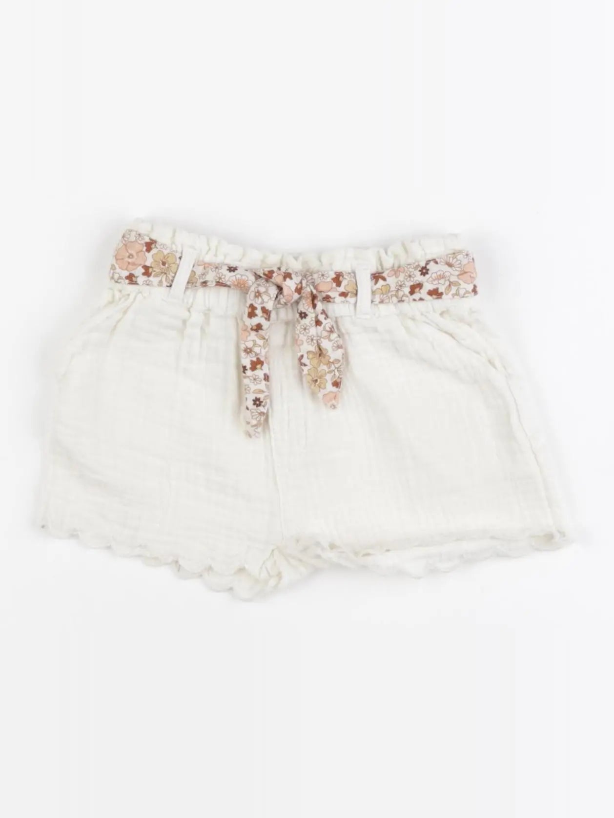 Vertbaudet - short blanc - 12 mois