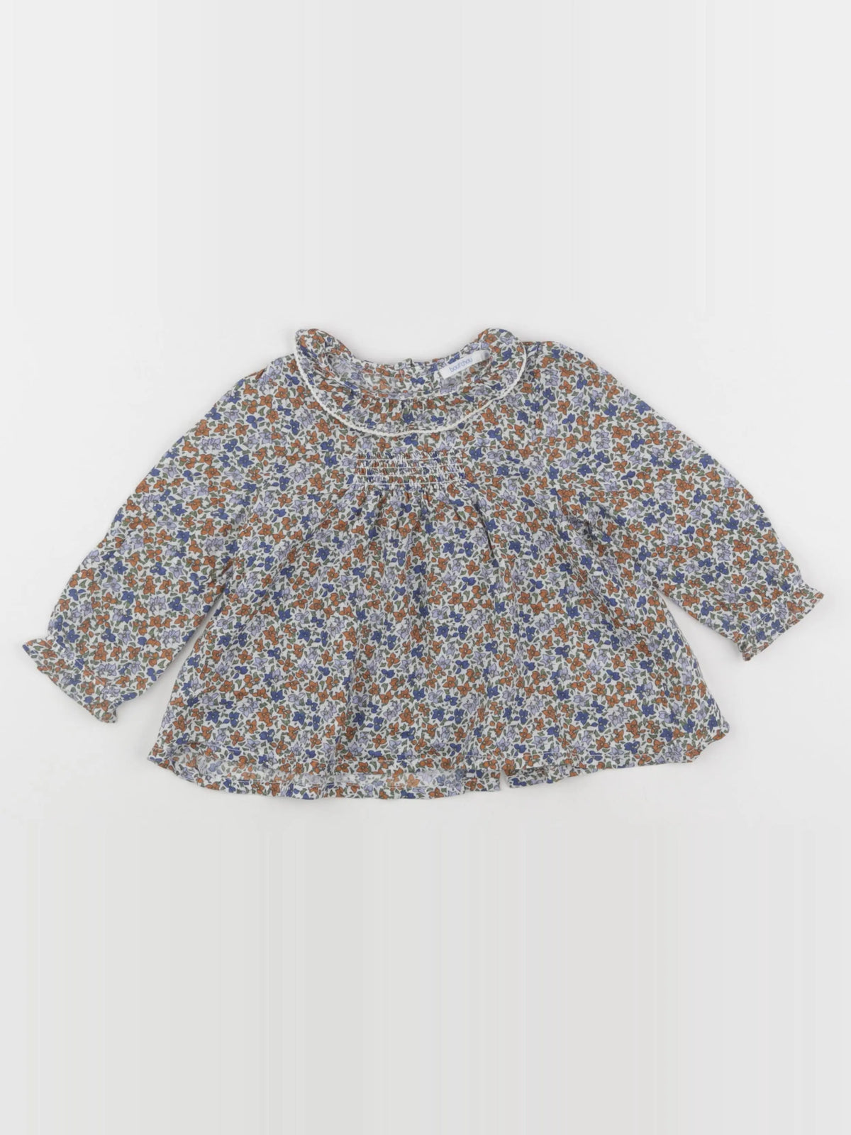 Boutchou - blouse multicolore - 12 mois