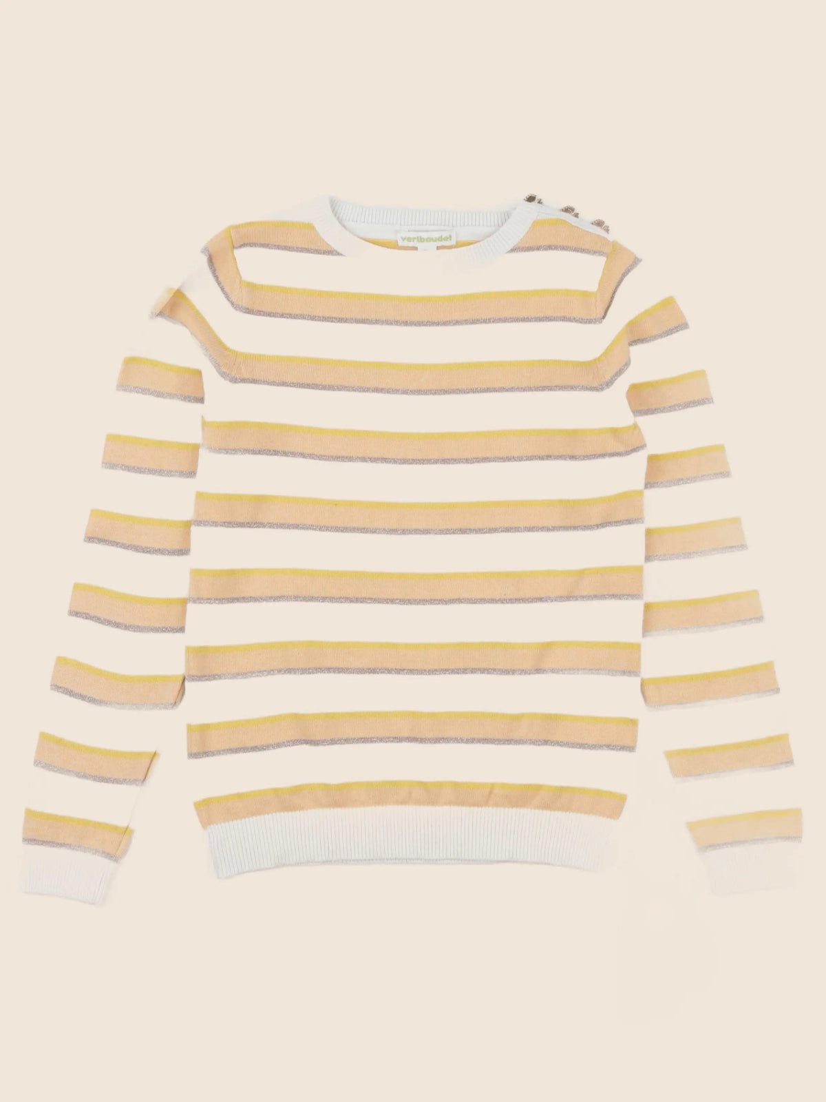 Vertbaudet - pull jaune - 8 ans