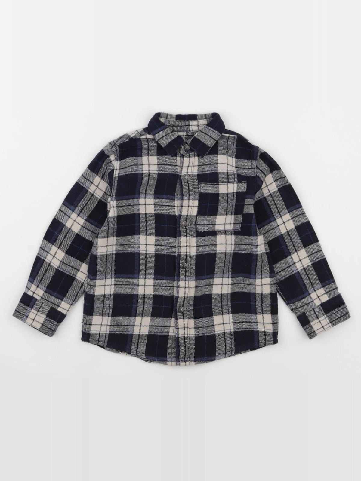 Vertbaudet - chemise bleu - 4 ans