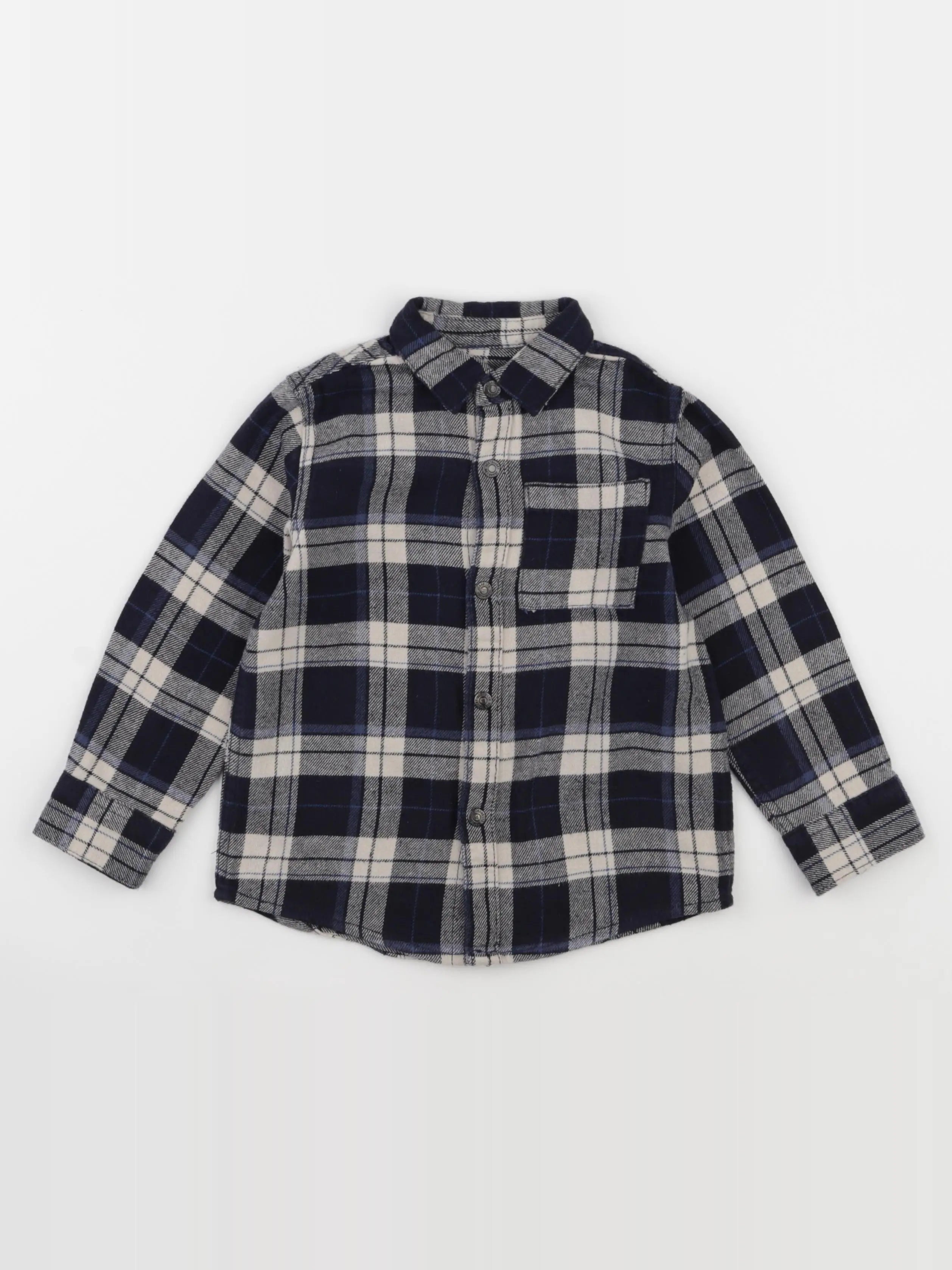 Vertbaudet - chemise bleu - 4 ans