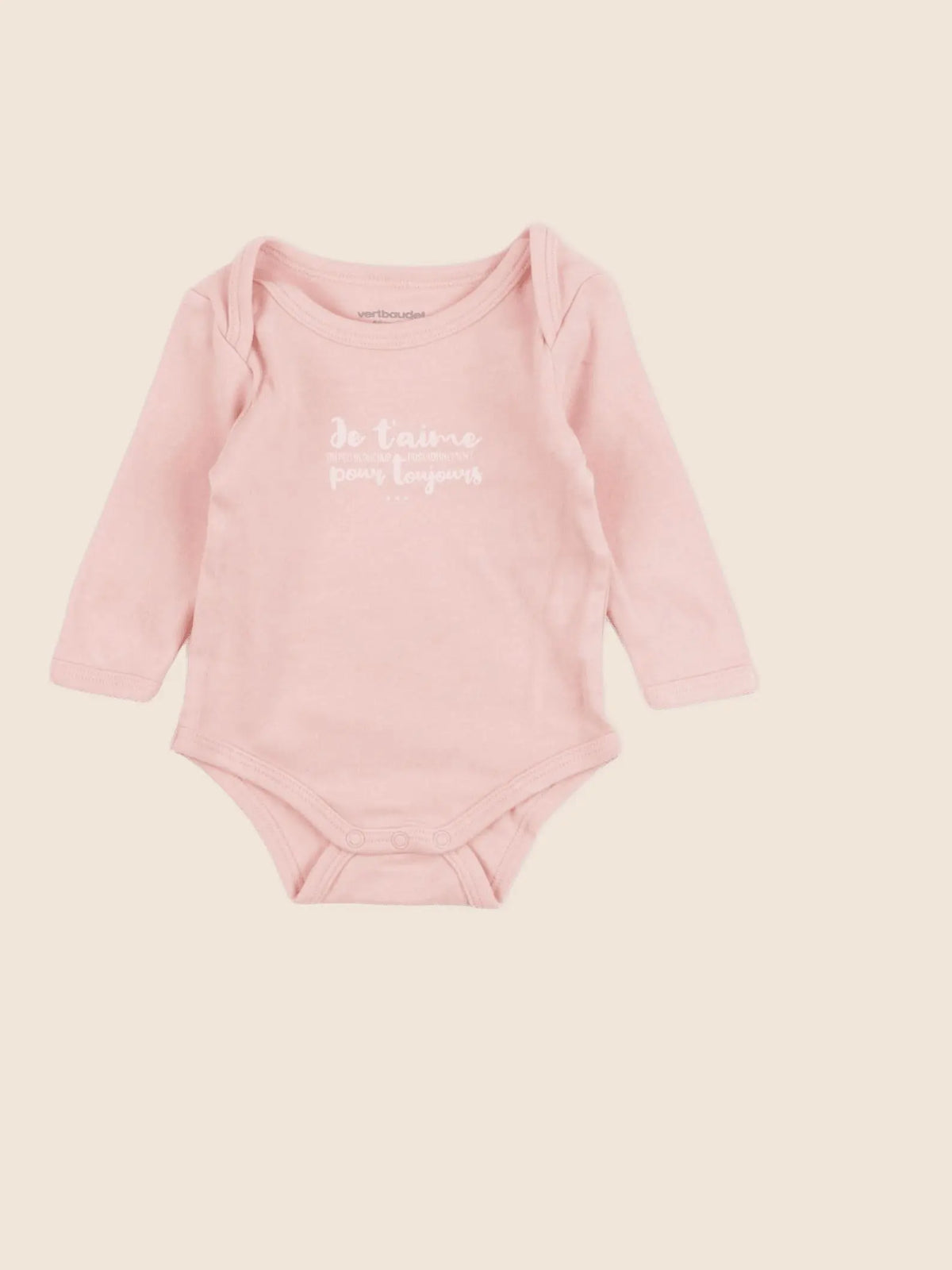 Vertbaudet - body rose - 3 mois