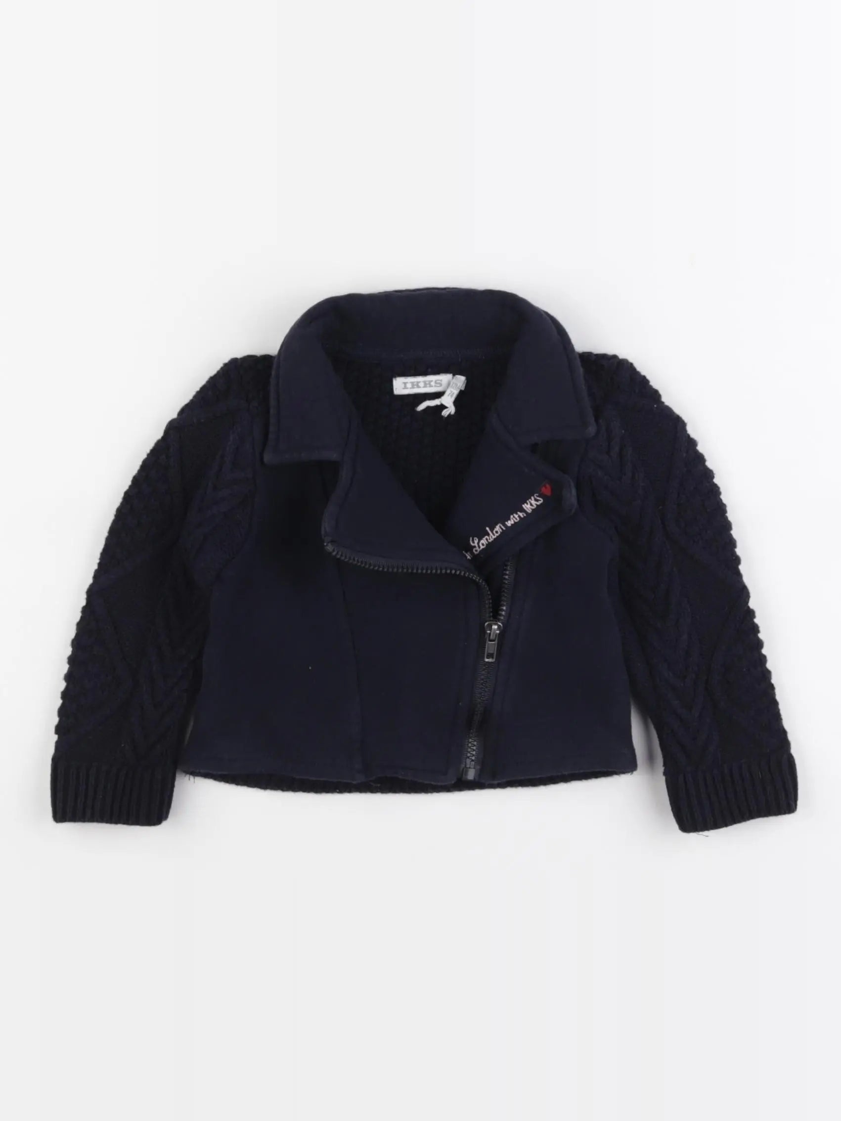 IKKS - veste bleu - 12 mois