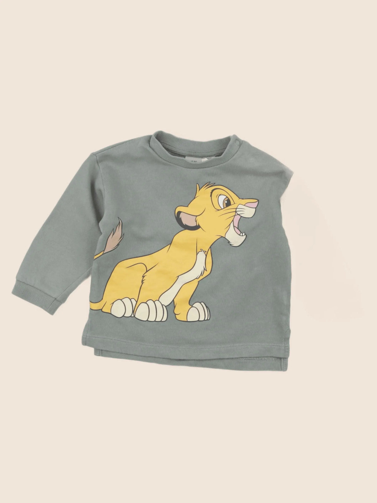 H&M - sweat vert - 6/9 mois