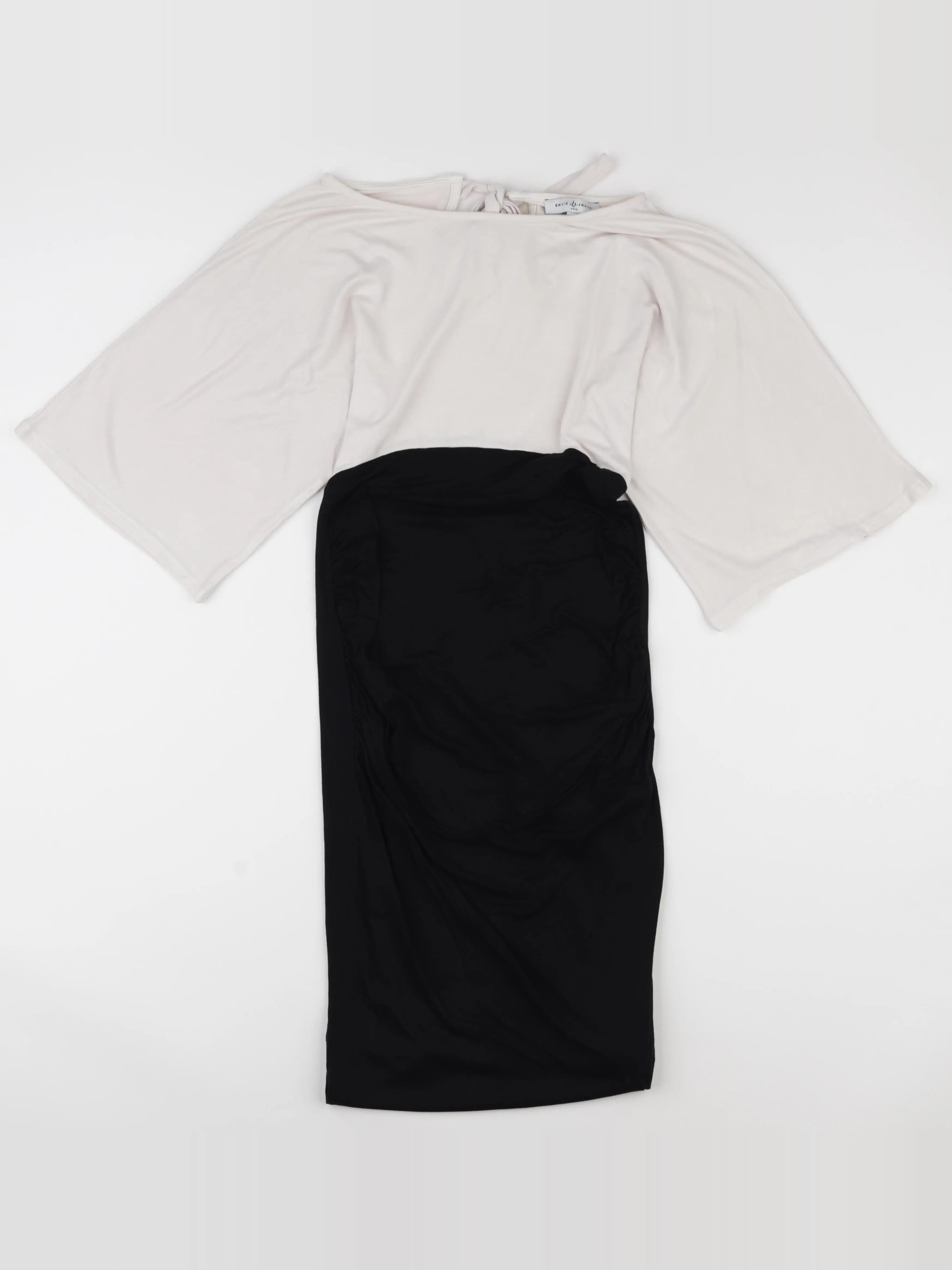 Envie de fraise - robe grossesse beige, noir - 36 à 38
