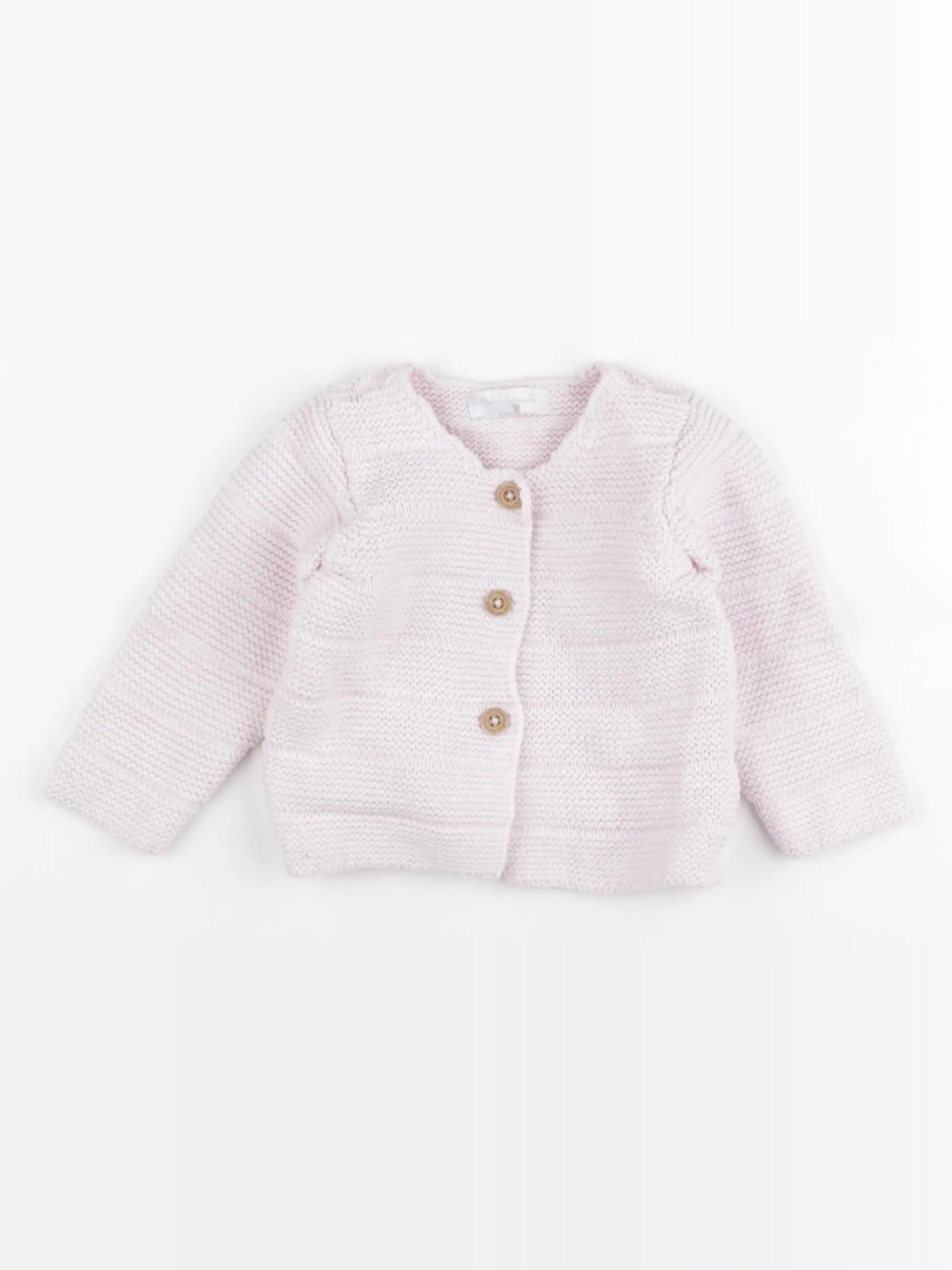 Cadet Rousselle - gilet rose - 6 mois