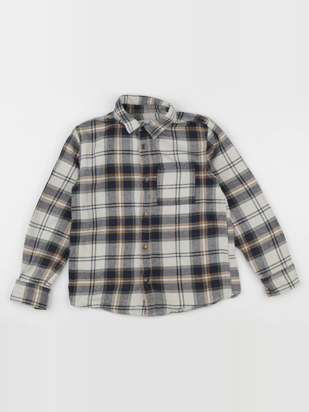 Vertbaudet - chemise multicolore - 8 ans