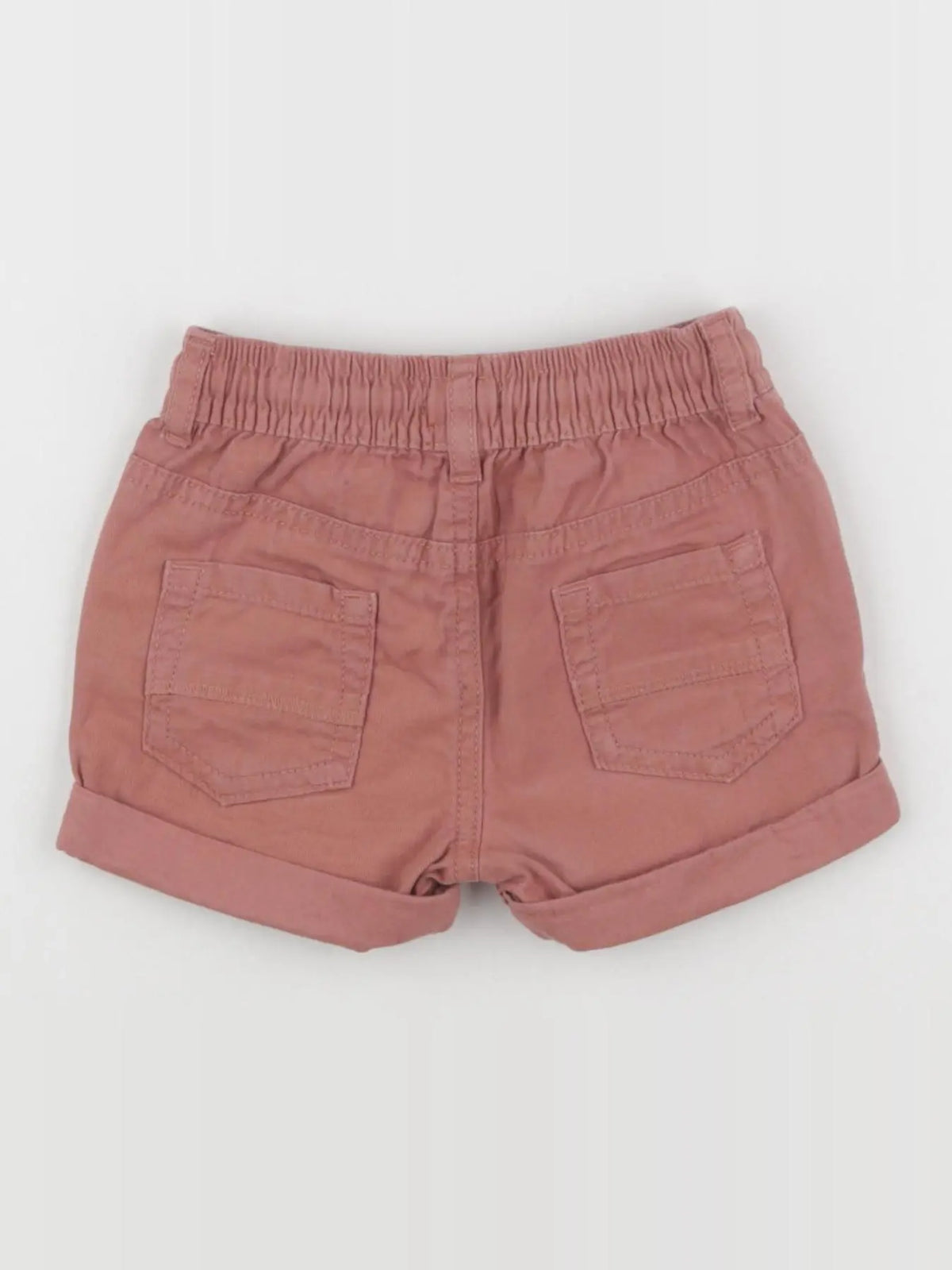 Vertbaudet - short rouge - 12 mois