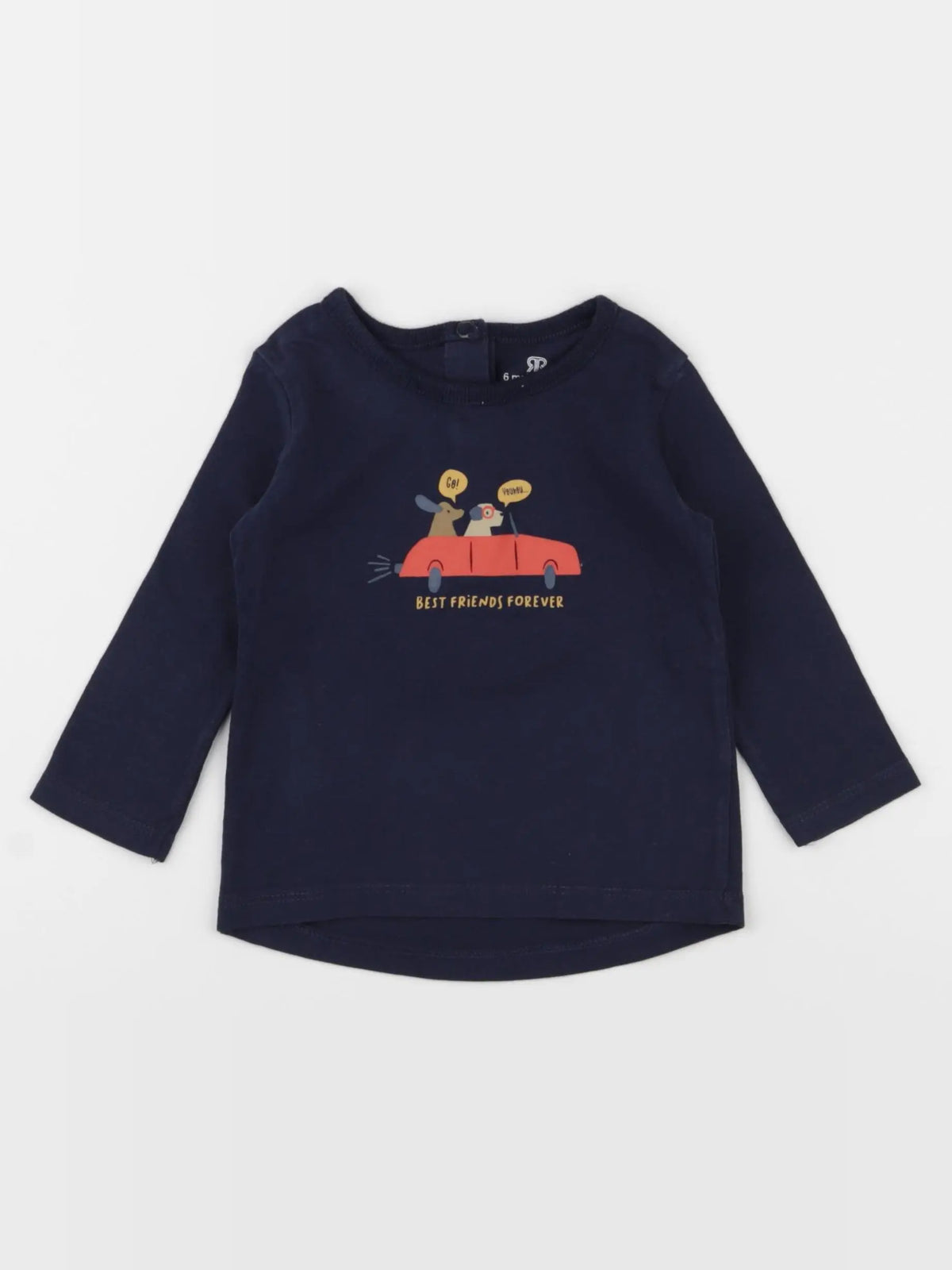La Redoute - tee-shirt bleu - 6 mois