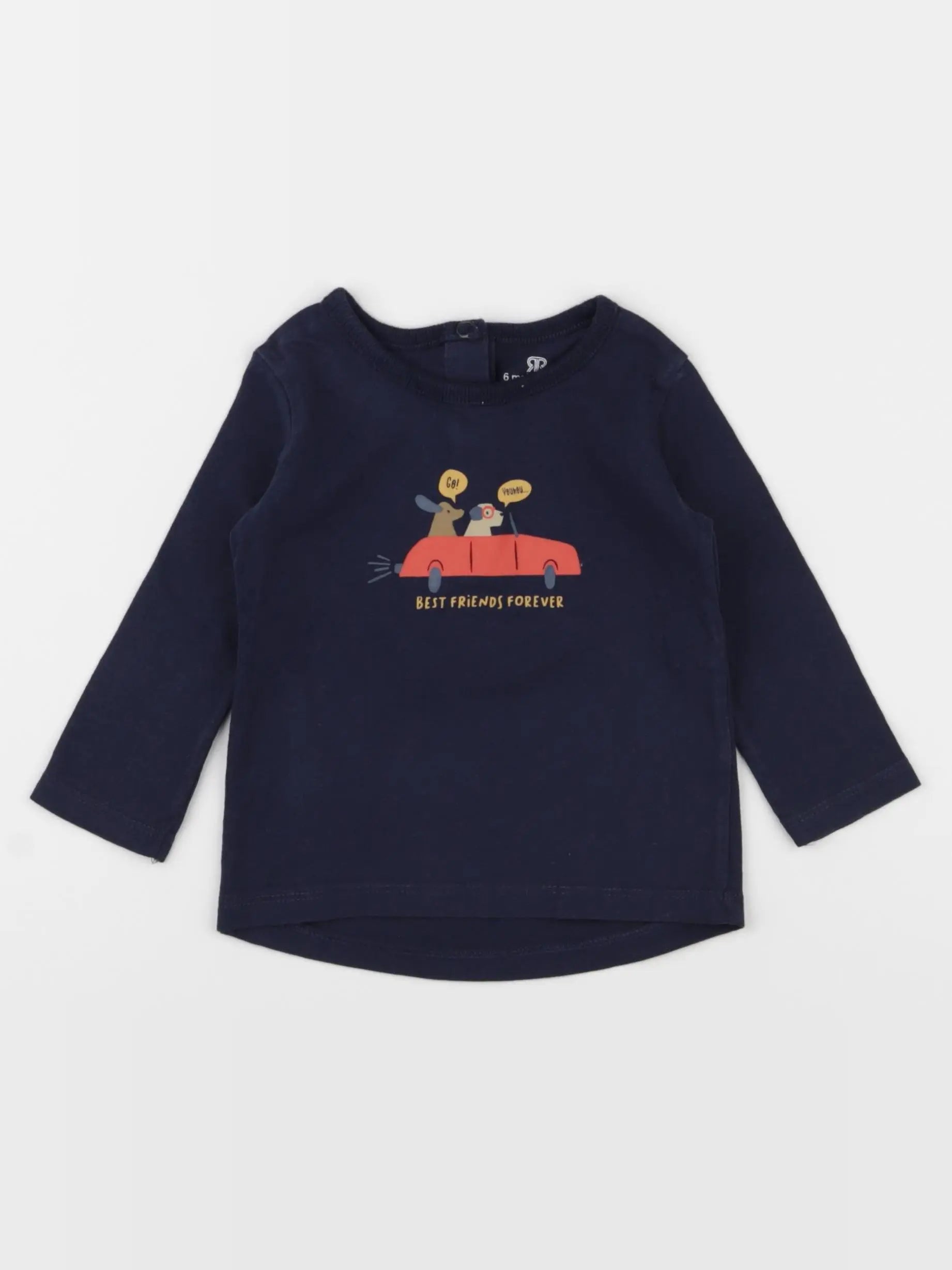 La Redoute - tee-shirt bleu - 6 mois