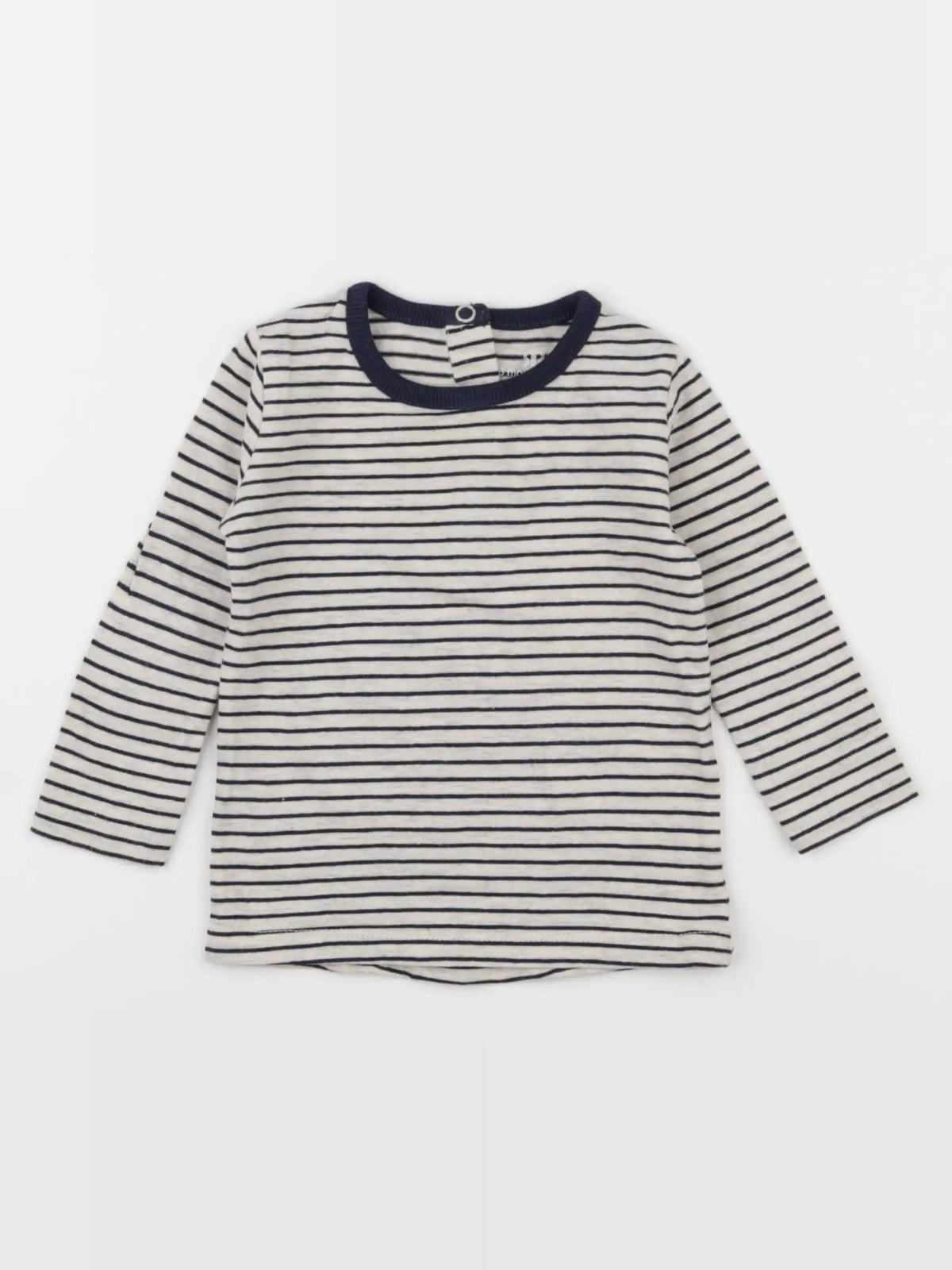 La Redoute - tee-shirt bleu, gris - 6 mois