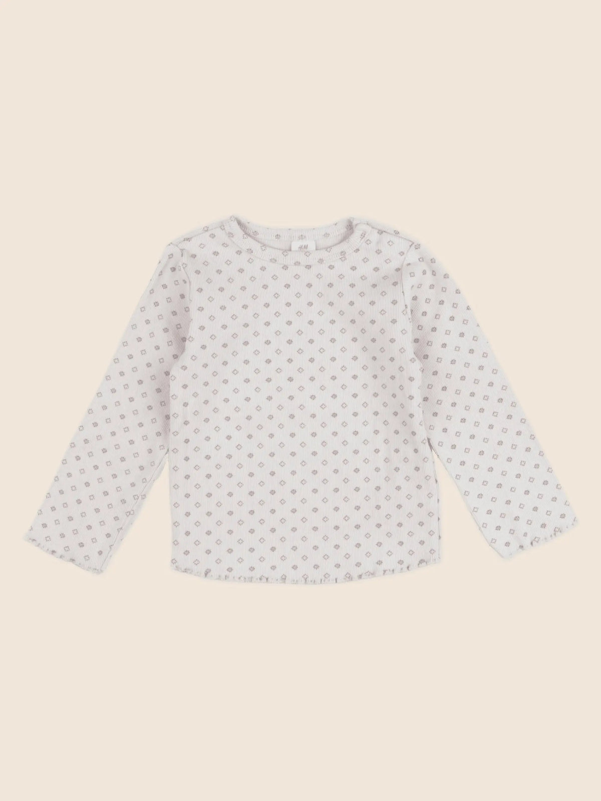 H&M - tee-shirt beige - 12/18 mois