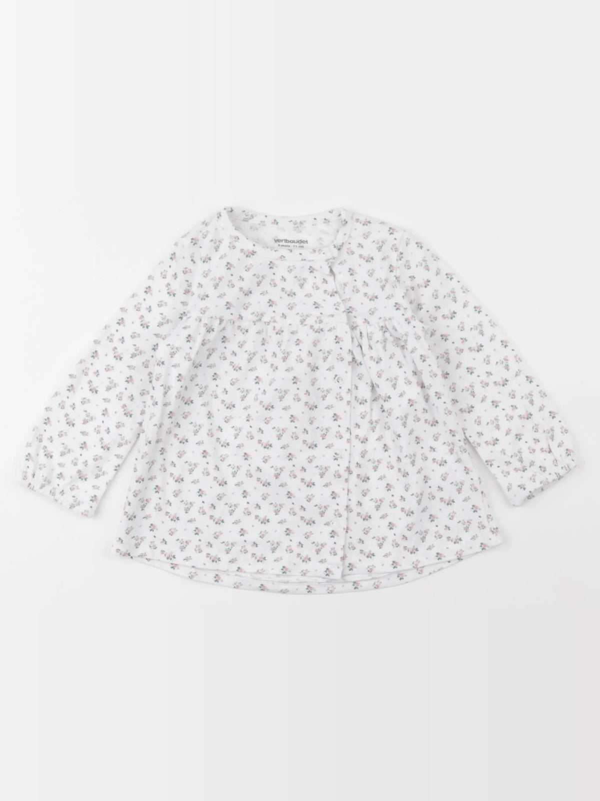 Vertbaudet - tee-shirt blanc - 9 mois
