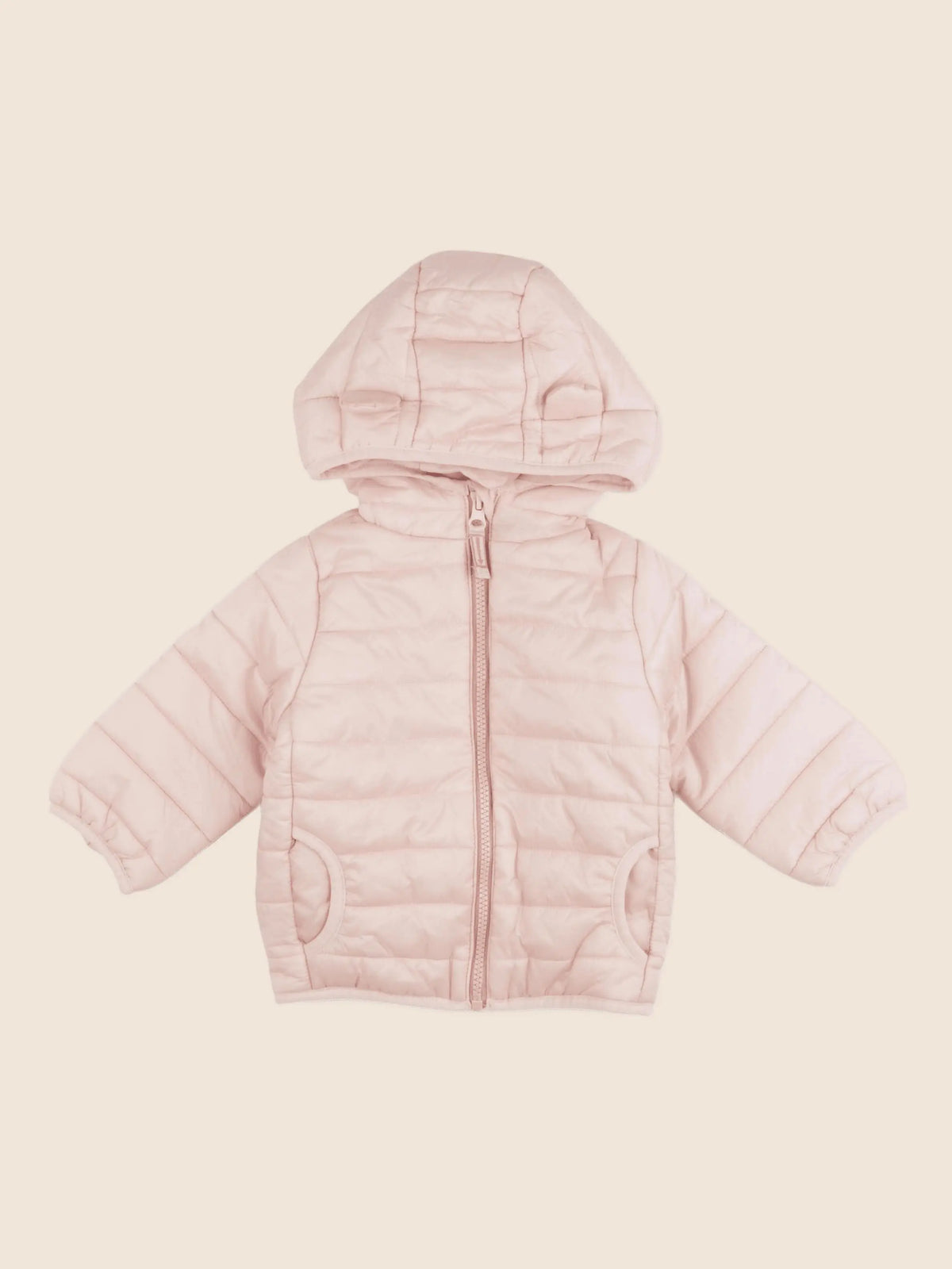Vertbaudet - doudoune rose - 12 mois