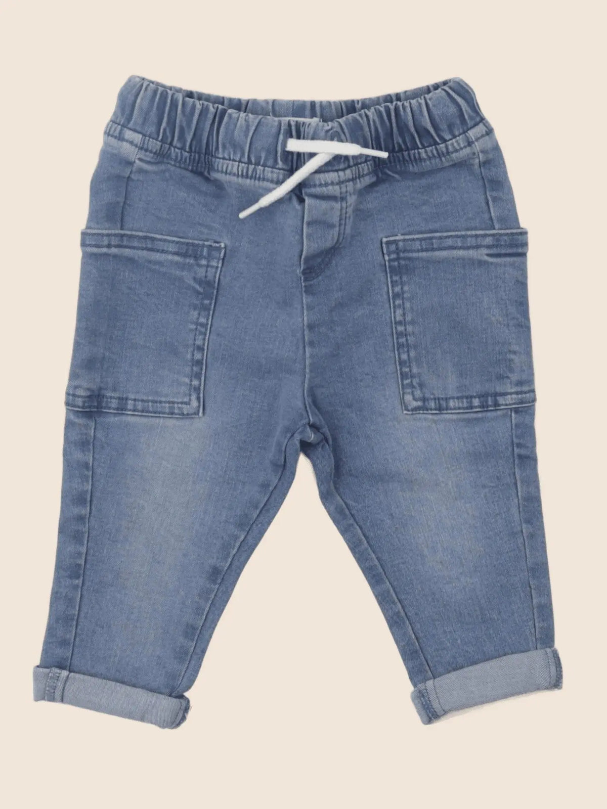 Vertbaudet - jean bleu - 12 mois