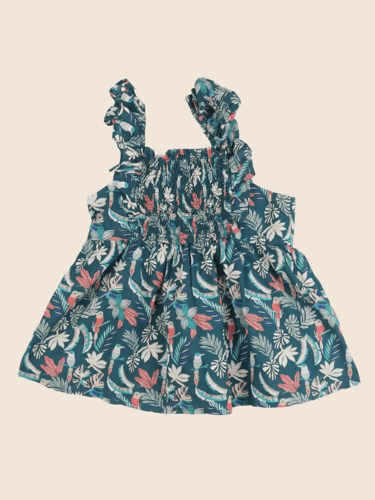 Vertbaudet - blouse vert - 9 ans