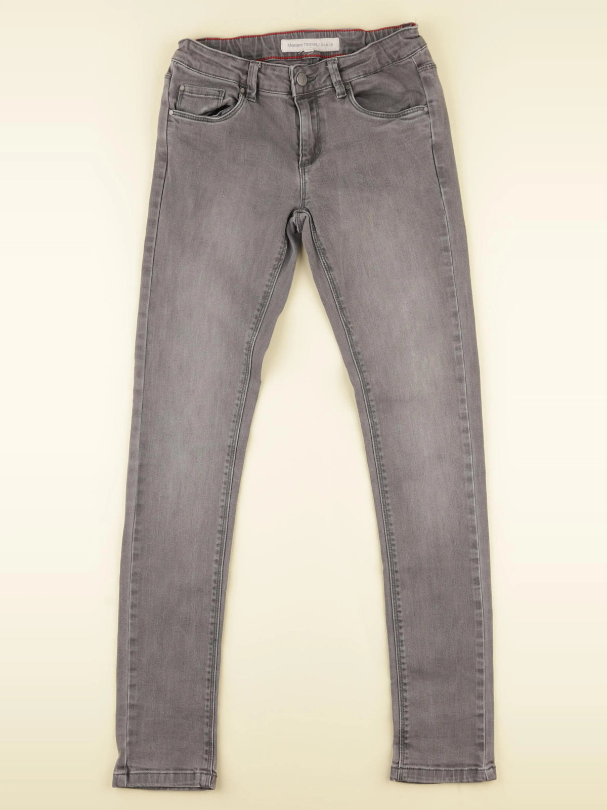 Monoprix - jean gris - 12 ans