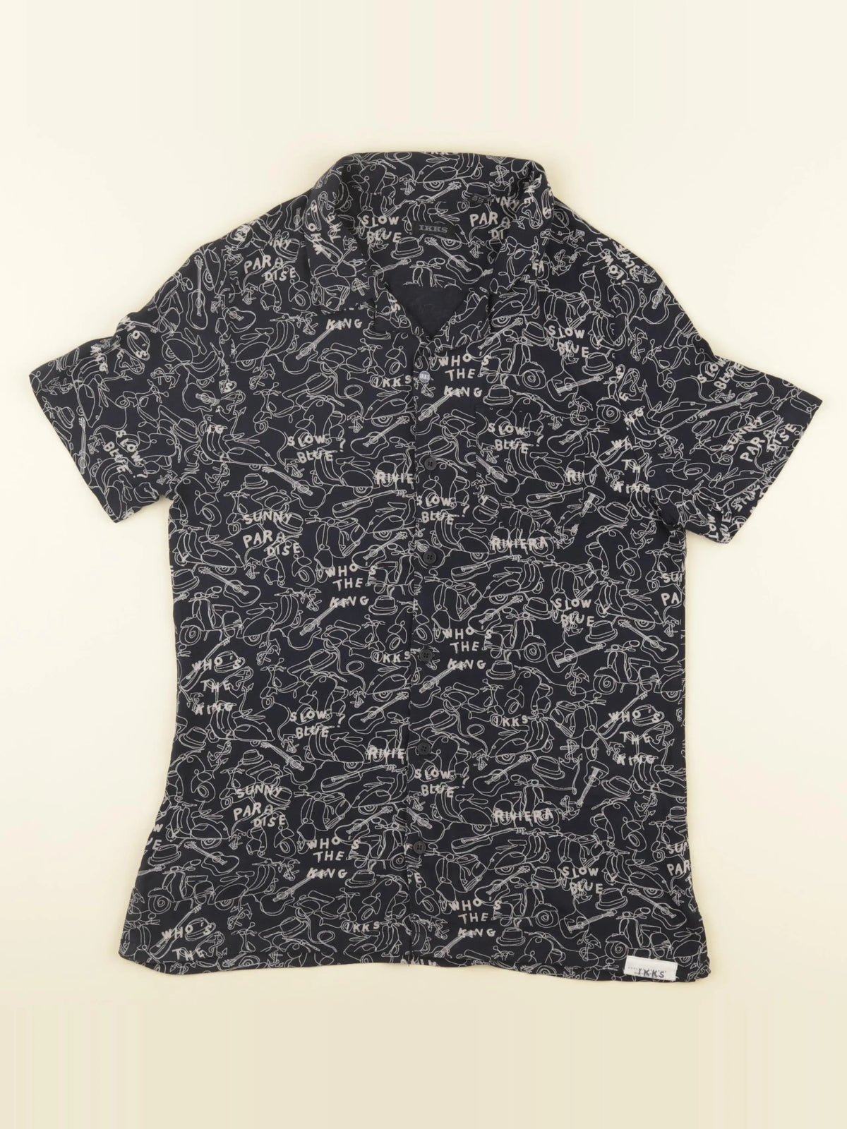 IKKS - chemise bleu - 12 ans