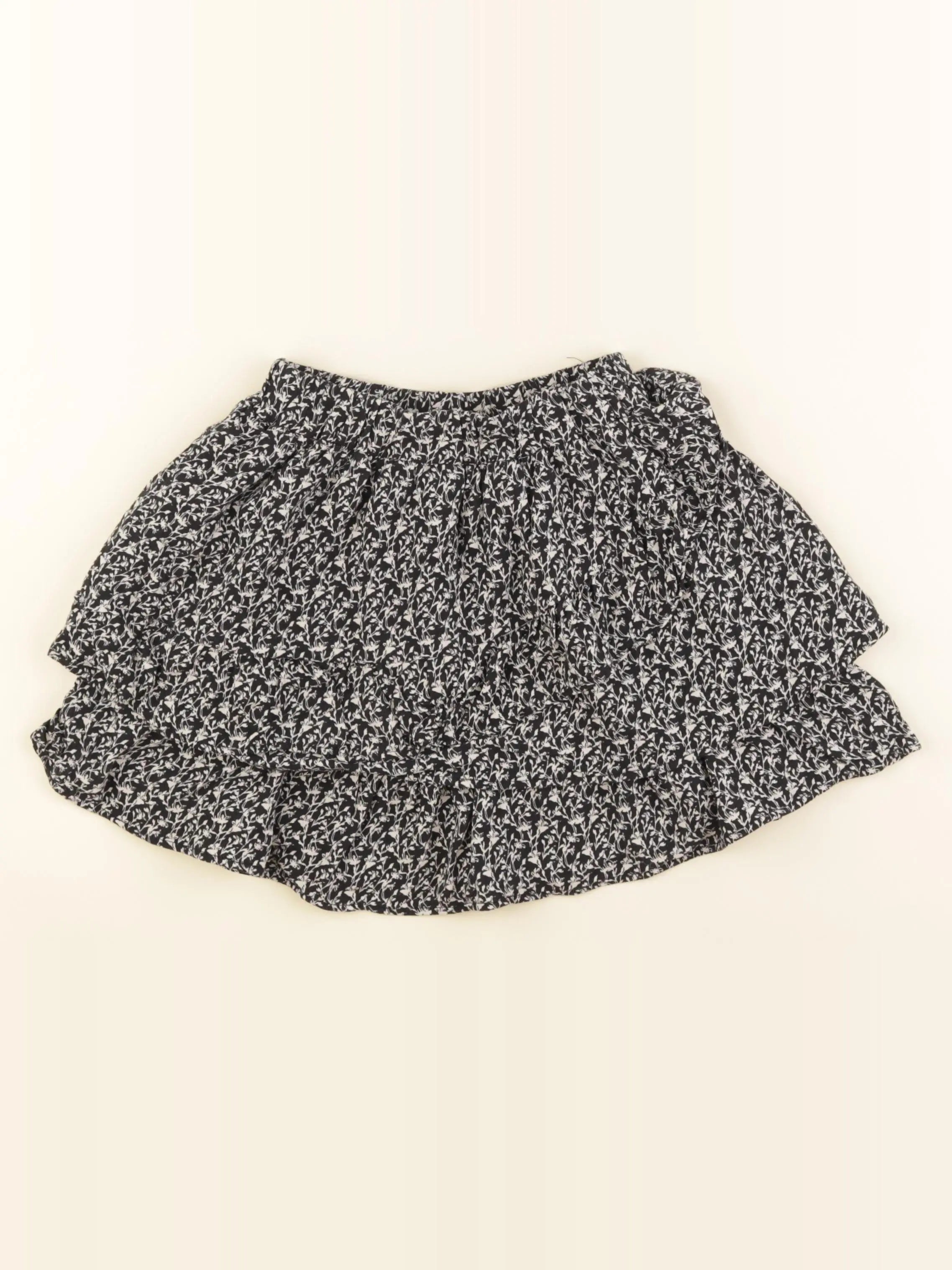 IKKS - jupe noir, beige - 6 ans