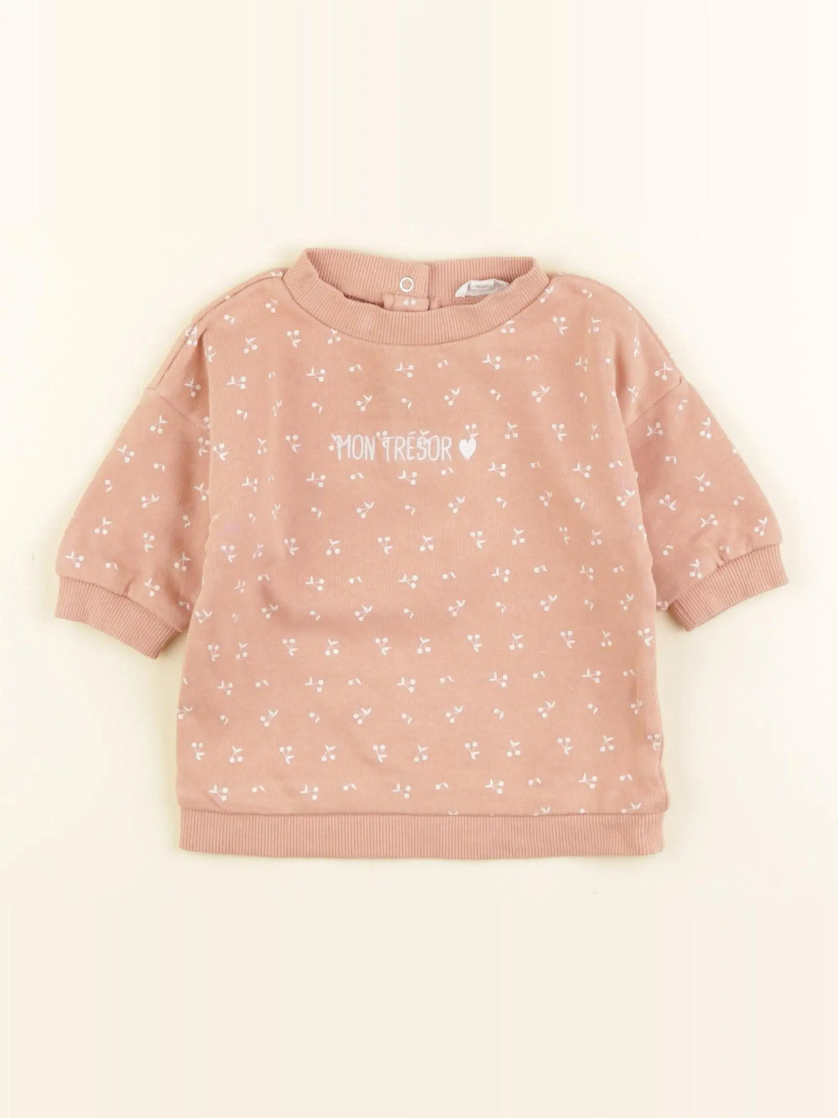Vertbaudet - robe rose - 3 mois