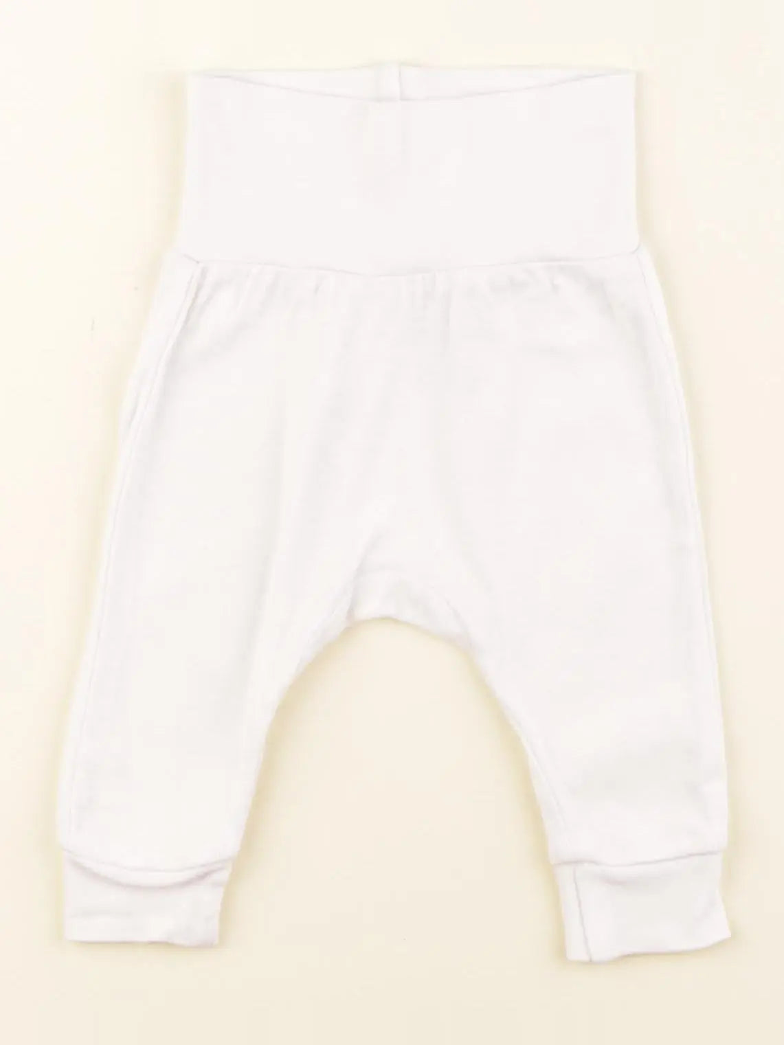 H&M - sarouel blanc - 1/2 mois