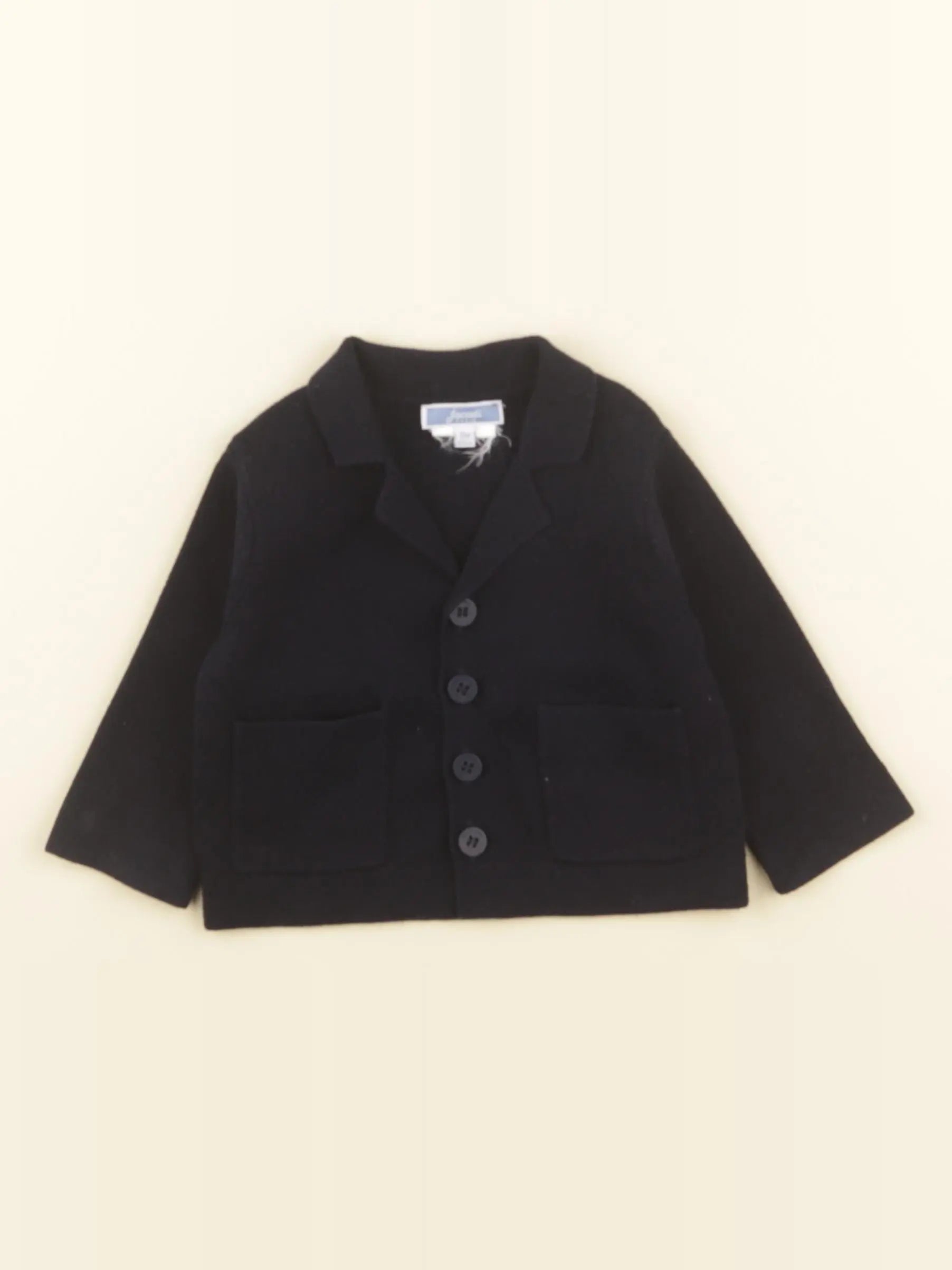 Jacadi - gilet bleu - 6 mois