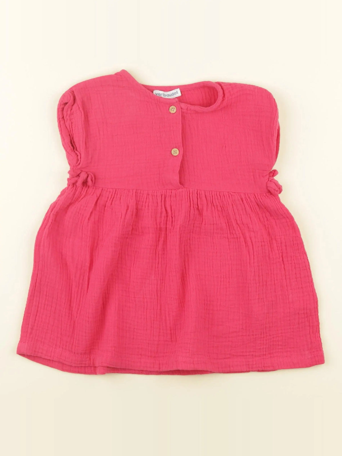 Vertbaudet - robe rose - 18 mois