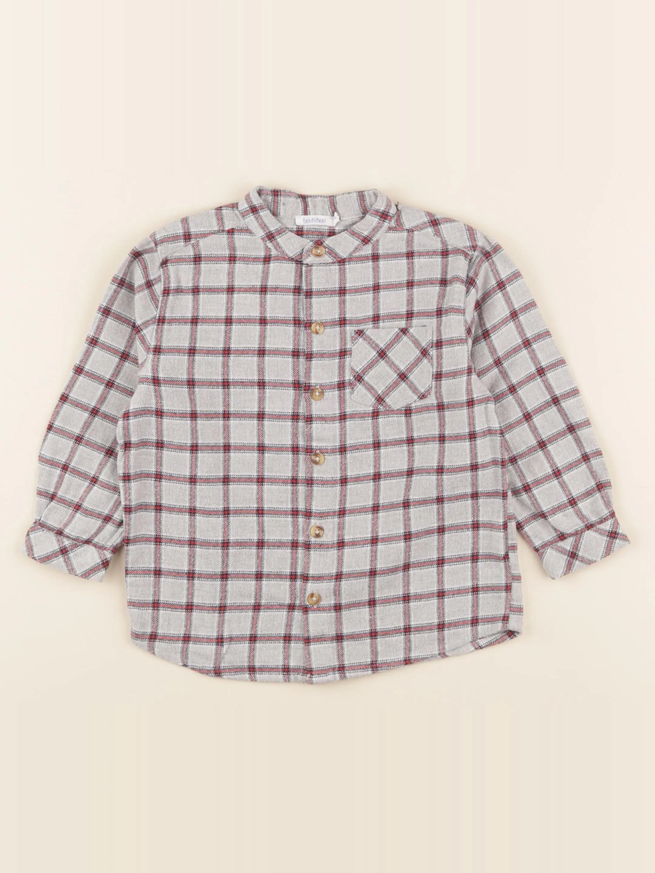 Boutchou - chemise gris - 24 mois