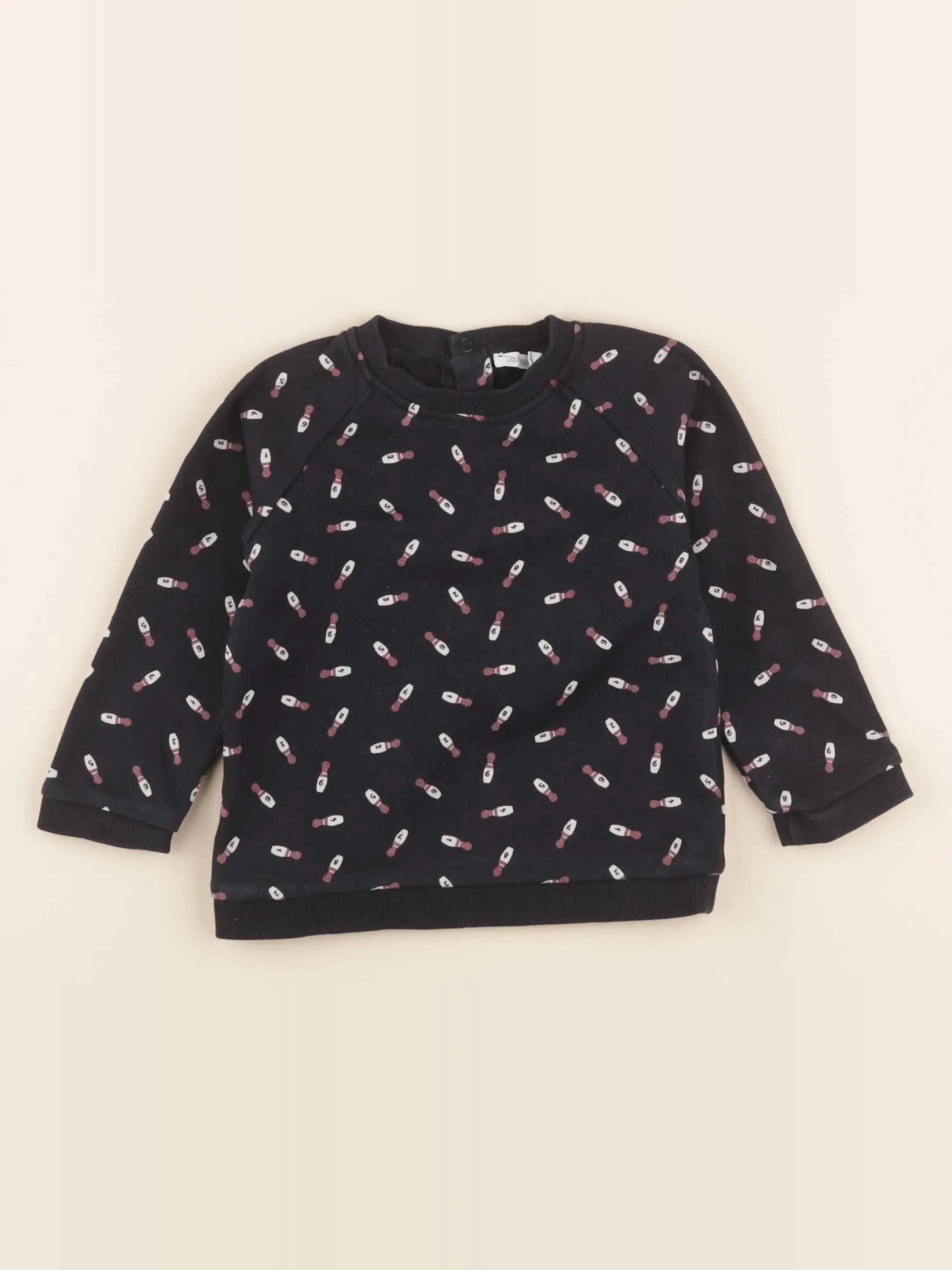 Boutchou - sweat bleu - 24 mois