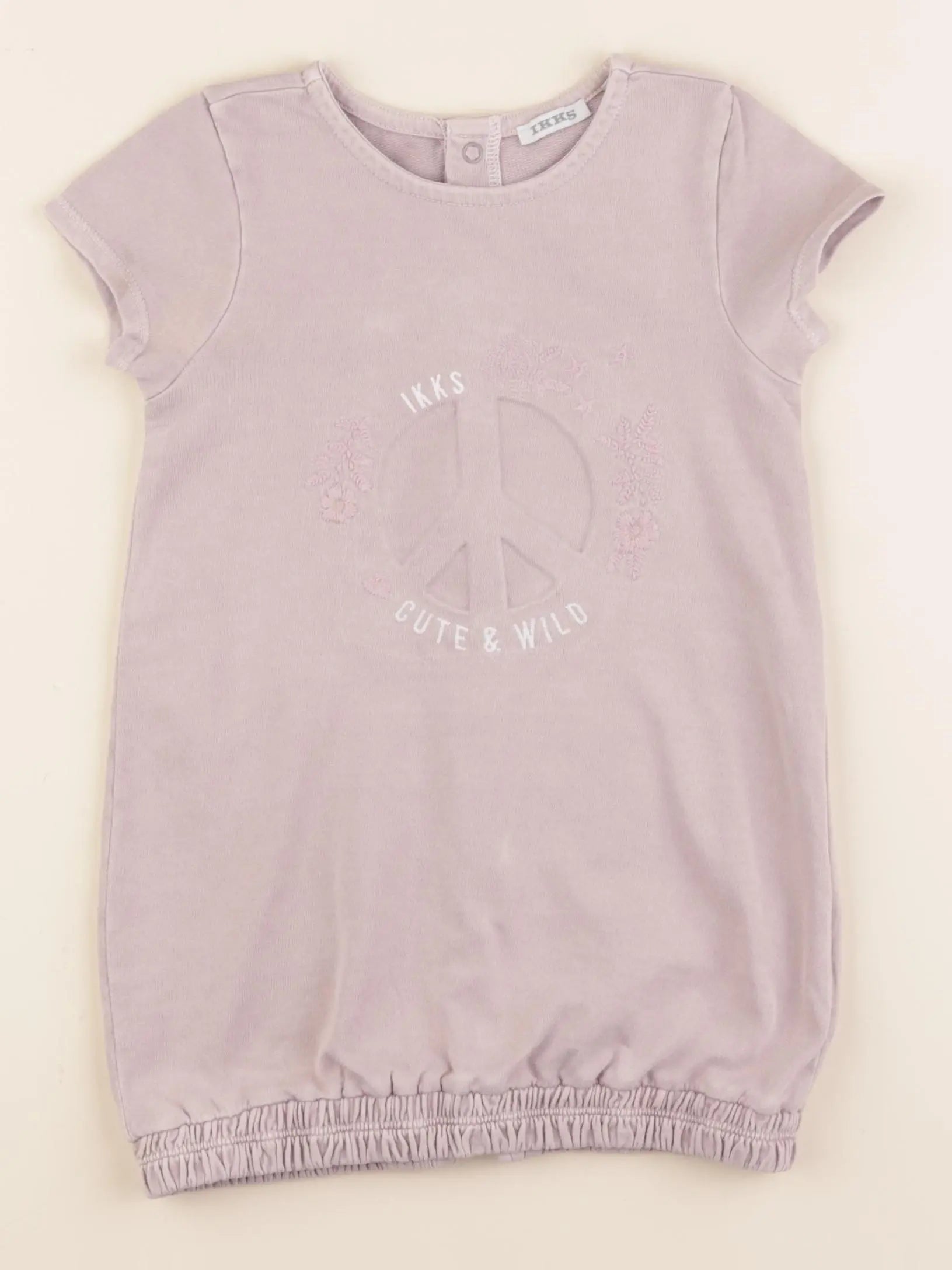IKKS - robe beige - 2 ans