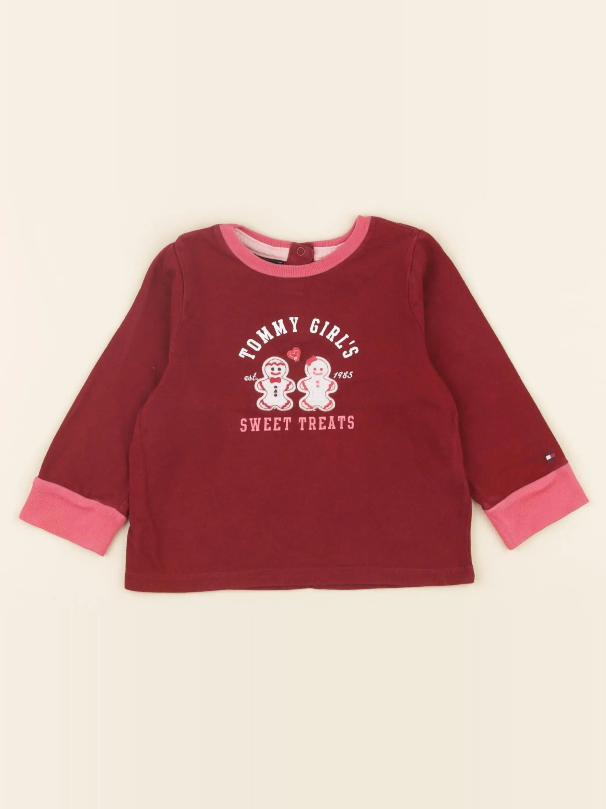 Tommy Hilfiger - tee-shirt rouge - 18/24 mois