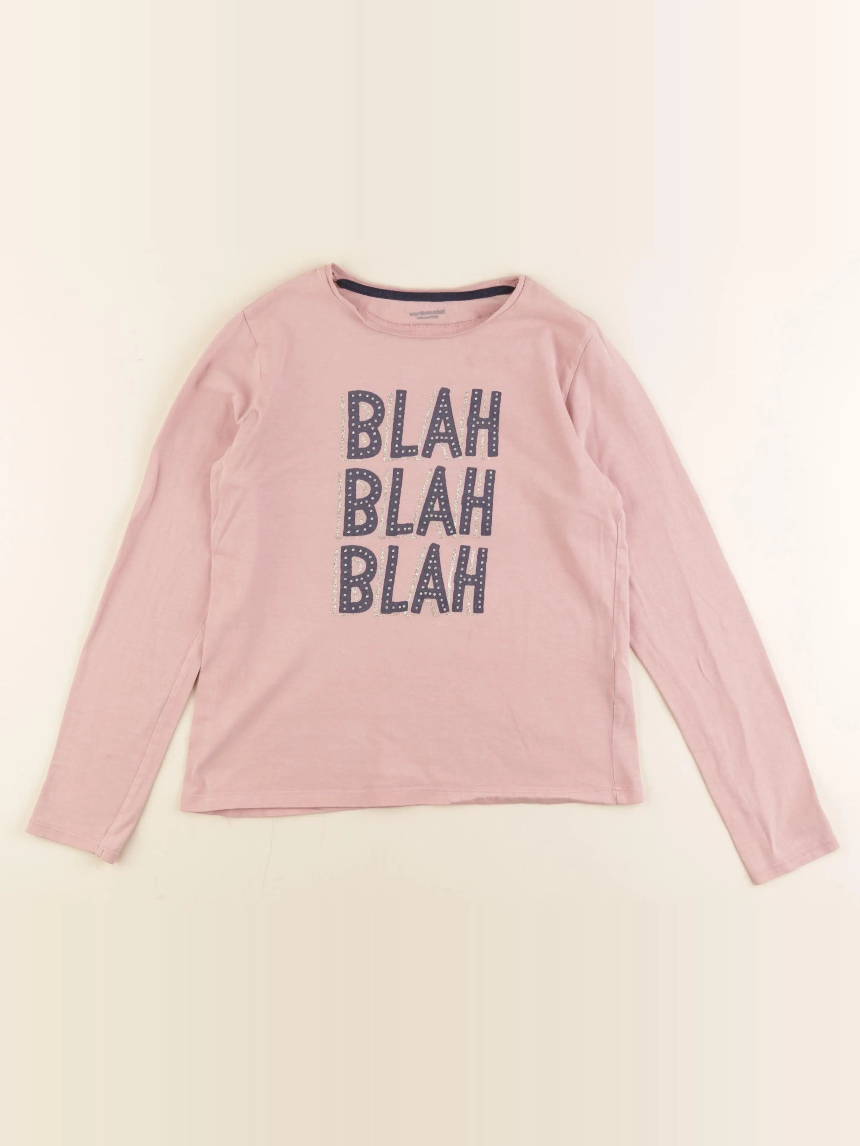 Vertbaudet - tee-shirt rose - 10 ans