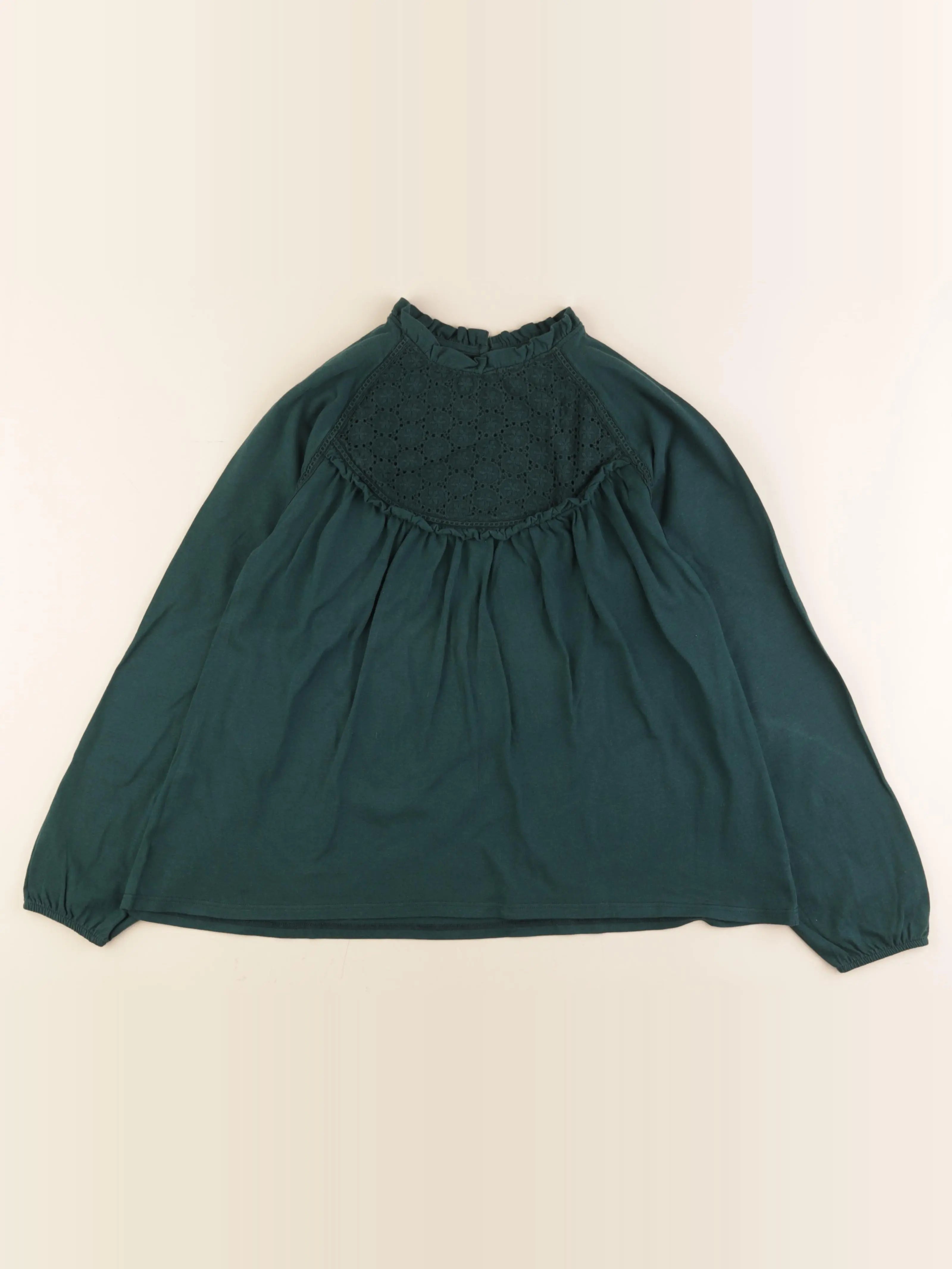 Vertbaudet - tee-shirt vert - 12 ans