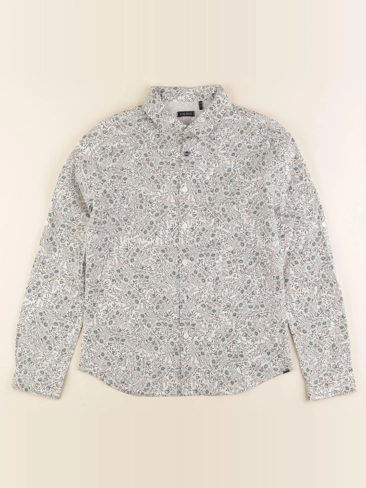 IKKS - chemise beige - 10 ans